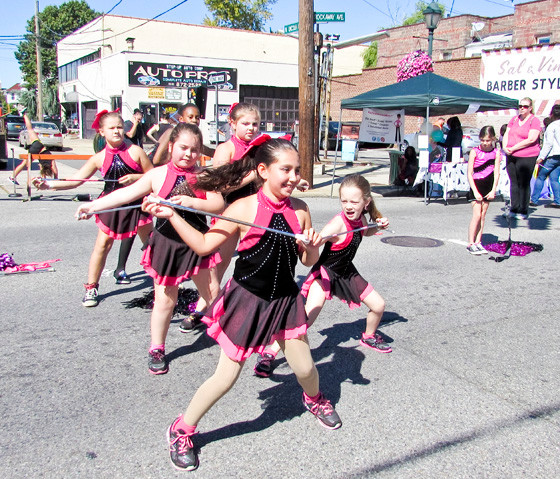 The Grace Thunderettes of Valley Stream danced during the event