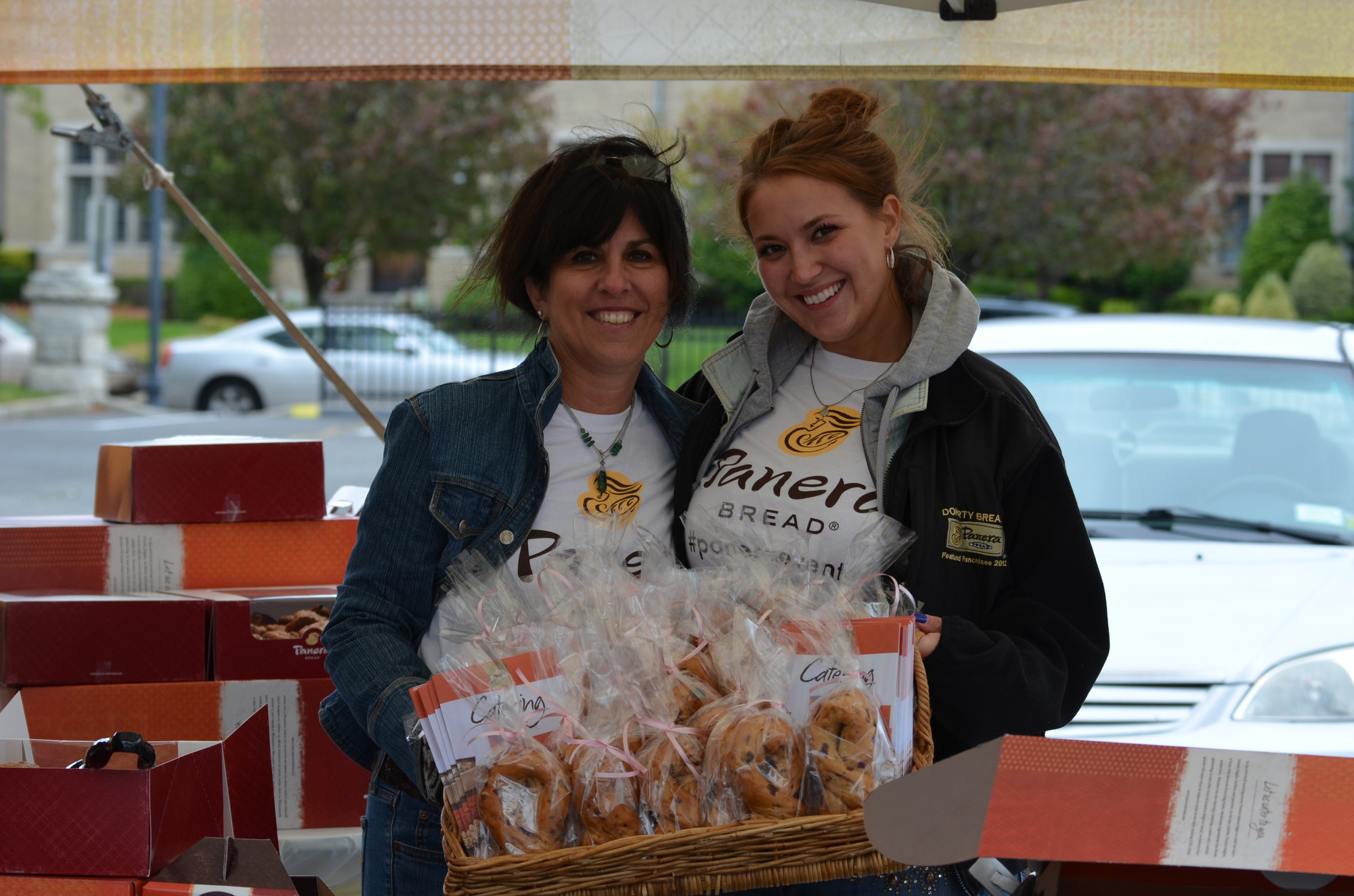 Lisa Spero and Jessica Wilson of Panera Bread showed off some of the treats from their bakery.