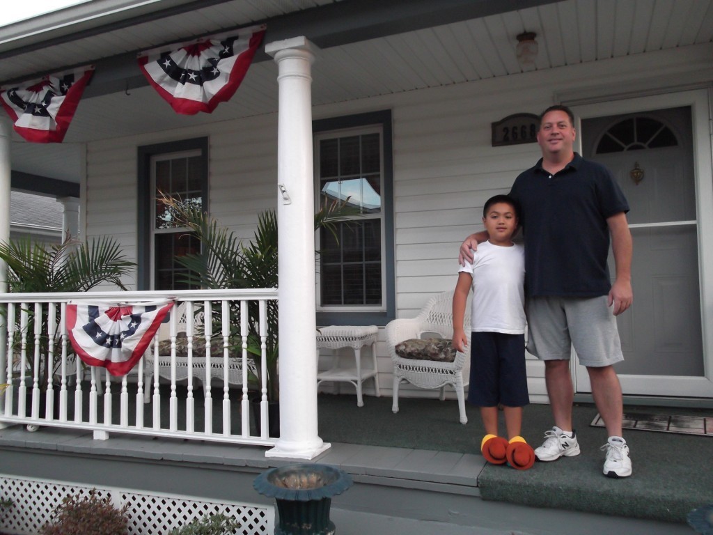 Walter Eisenhardt plans to pass down his historical Bellmore home to his son, Harrison.