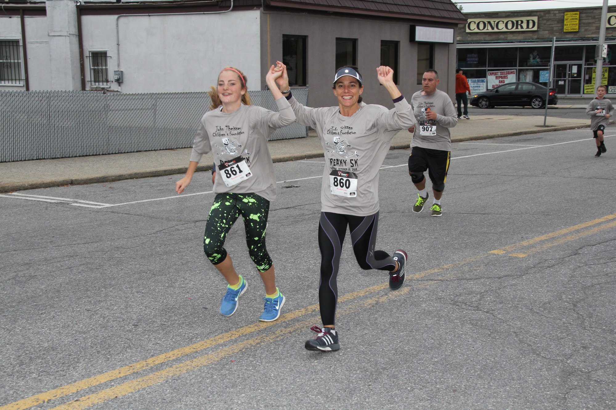 More than 550 runners took part in the race.