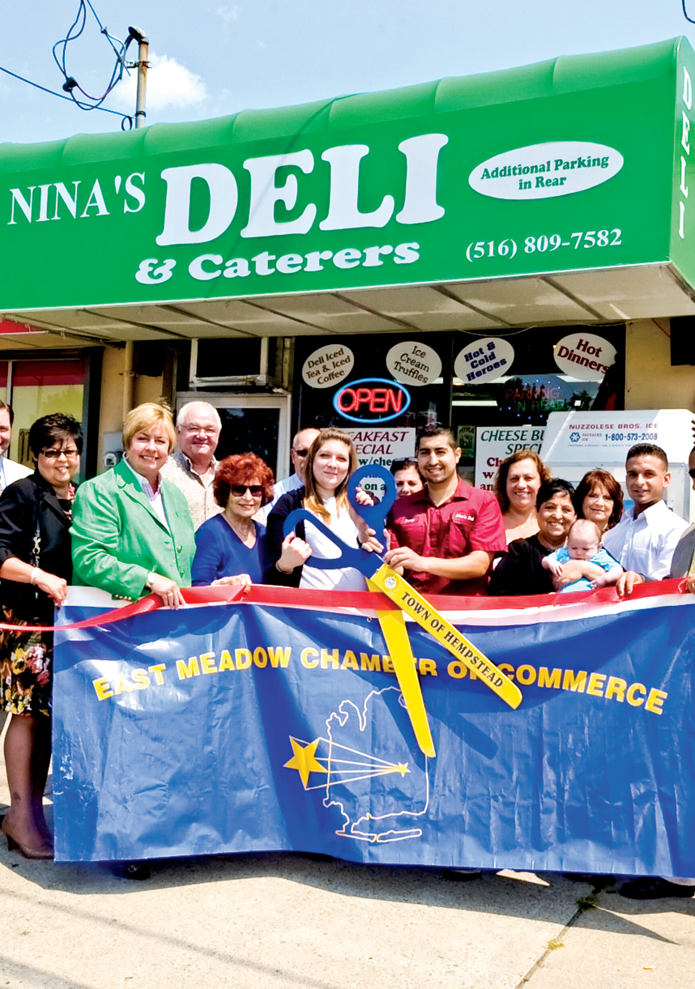 Benny Disaparra almost had to shut down his business, Nina's Italian Deli, after Hurricane Sandy. Lacking power for two days, the lifelong East Meadow resident said he lost all of his merchandise. But he, like so many other businessowners, came back even stronger. Earlier this summer, the community celebrated his relocation to a bigger space on Newbridge Road.