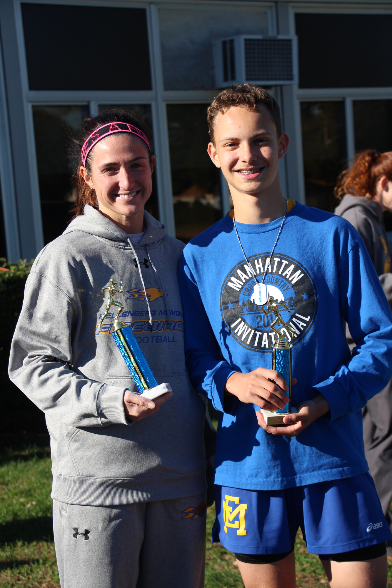 Kelly Perno-Grosser and Matt Erman were the top female and male finishers of the 5K.