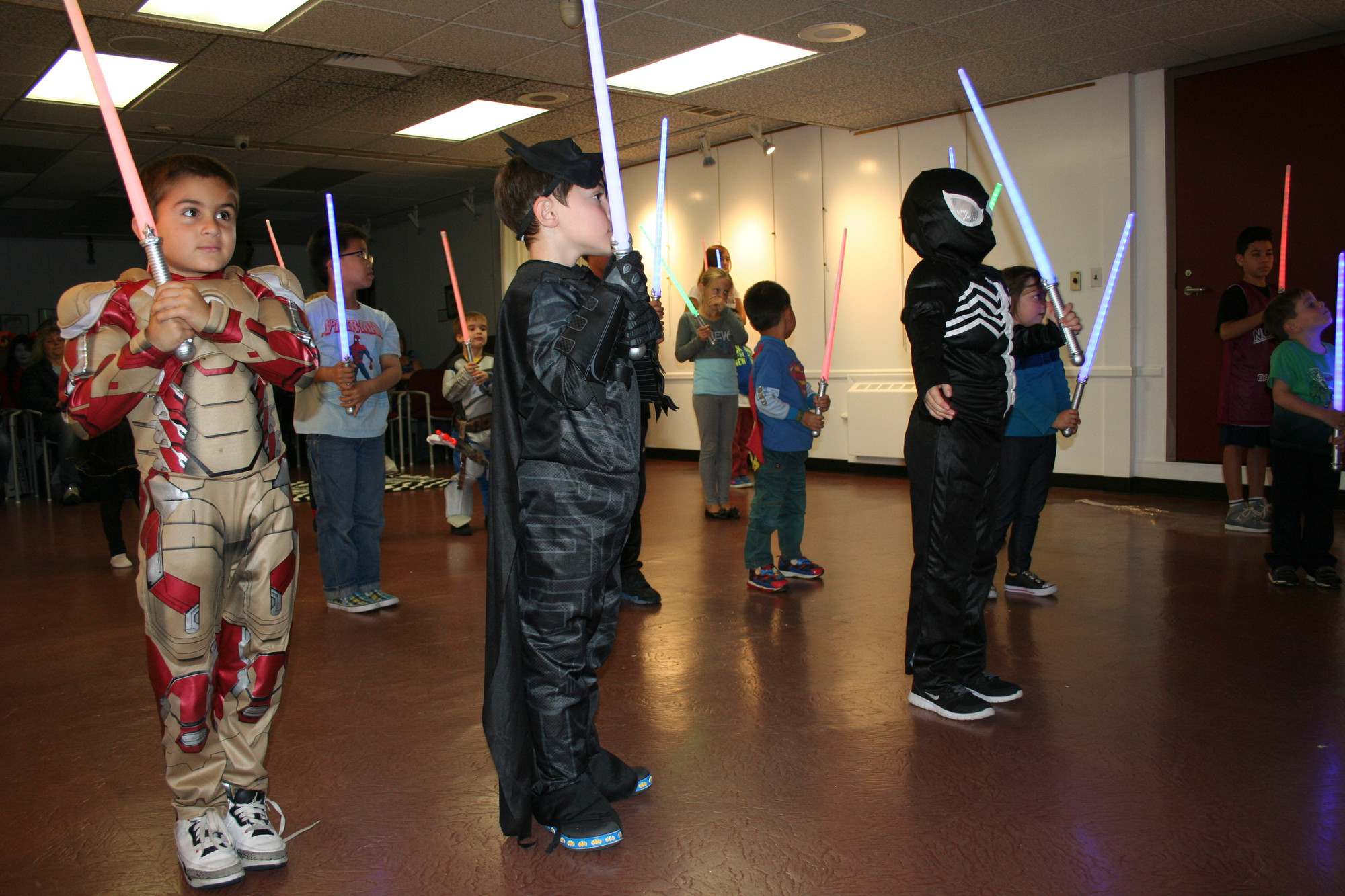 Young Jedis-in-training followed instructions carefully so they could master the art of lightsaber use at a recent special program at the Bellmore Memorial Library.