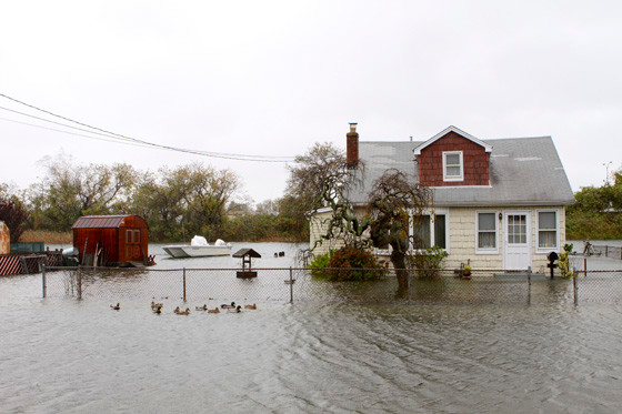 Floodwater reached three to six feet in many parts of South Bellmore.