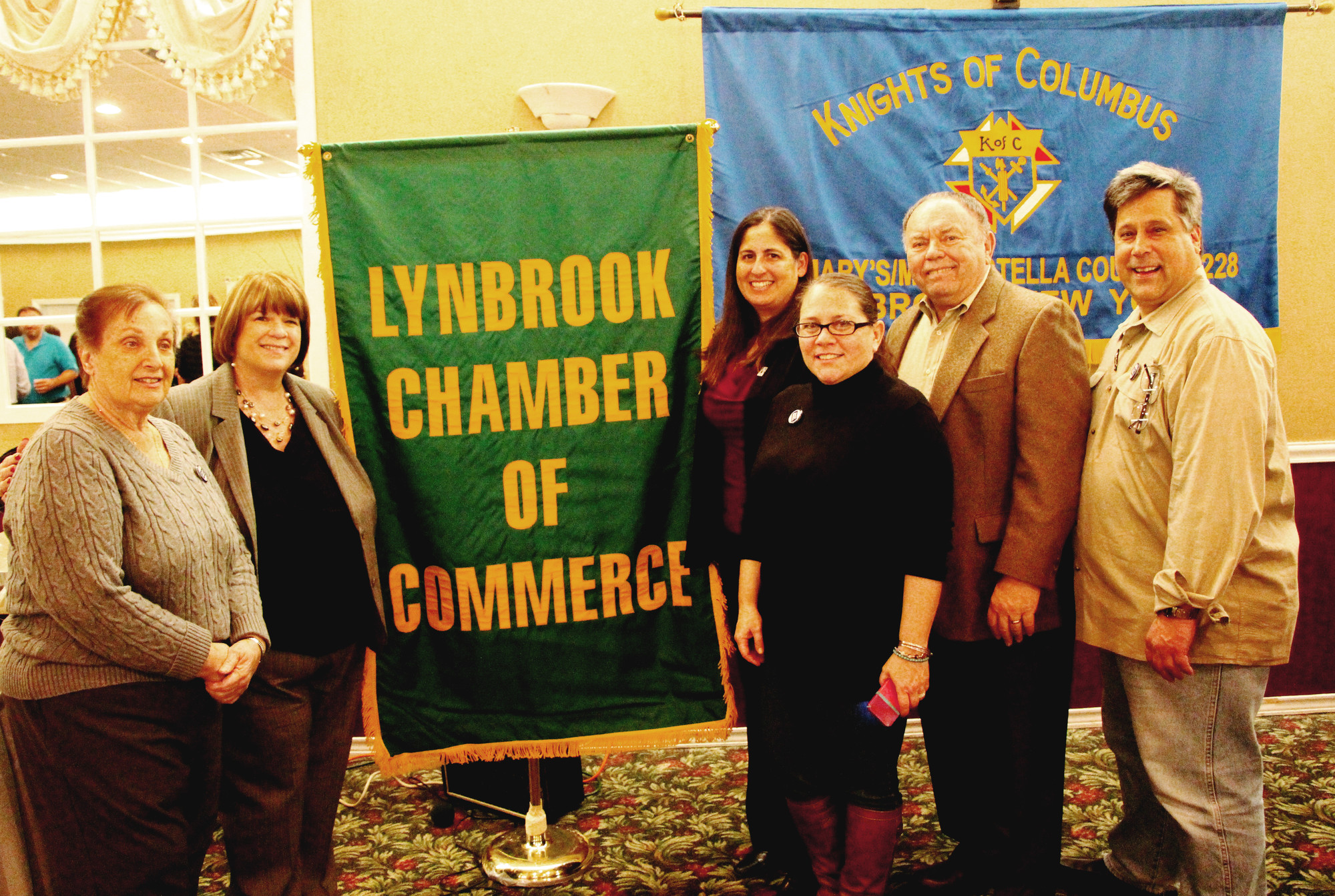 The Lynbrook Chamber of Commerce Members put together another delicious successful Taste of Lynbrook. The committee included, from left, Carol Burak, Linda Stephenson, Denise Rogers, Jennifer Derrig, Bill Albergo and Stephen Wangel.