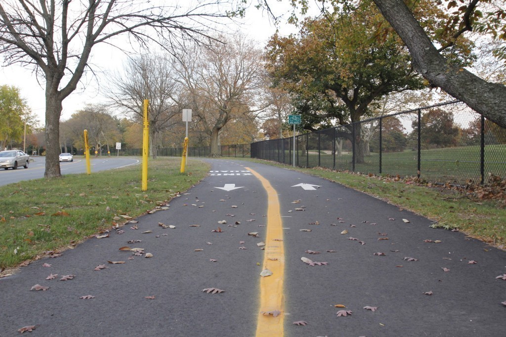 A one-mile demonstration was recently completed on Salisbury Park Drive. Nassau County will get $1.8 million in state funding to finish the segment.