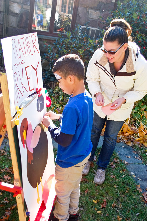 A Kid’s Game Area was one of the new additions to the fair this year where 9-year-old Justin Rios enjoyed the many activities including pin the feather on the turkey. He was assisted by church volunteer Susanne Kimball.