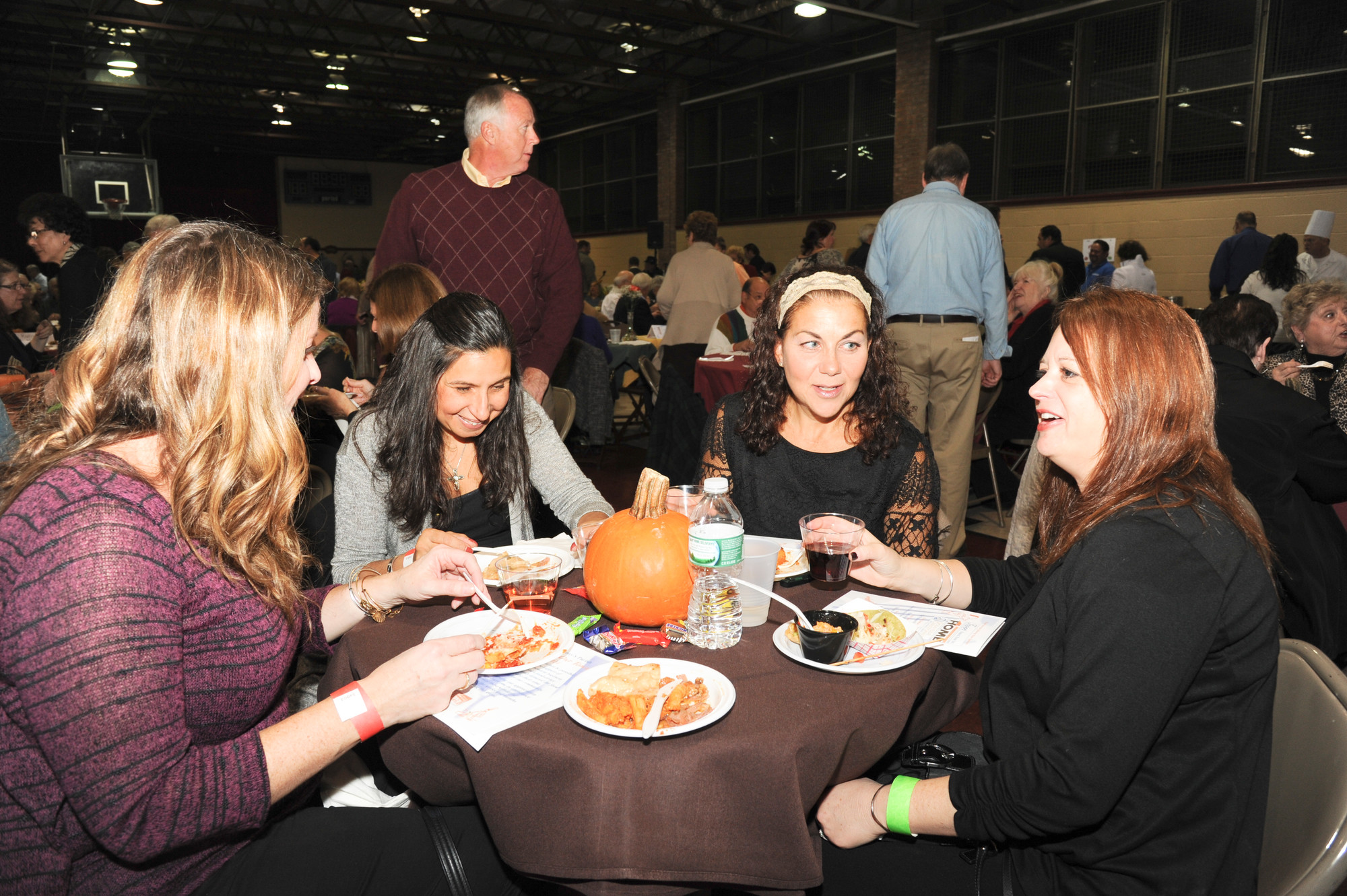 As the name suggests, the “Taste of Our Town” event at St. Anthony’s offered plenty in the way of good food. Tricia Daly, Dawn Matarese, Jennifer Carrano and Lori Gilbert took advantage.