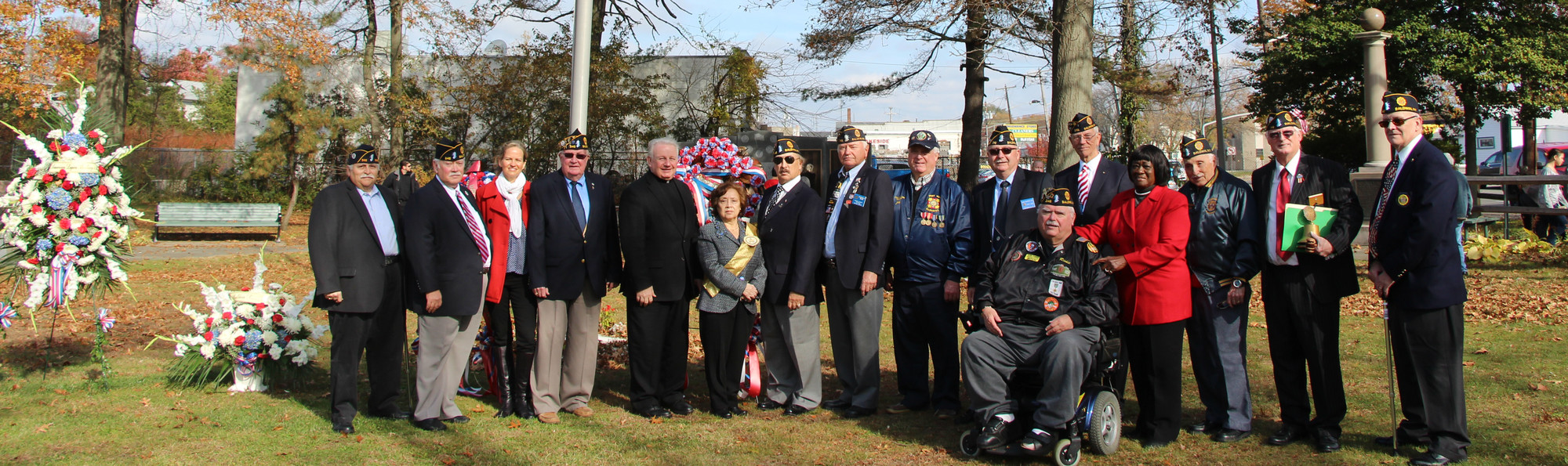 Local veterans, community members and politicians gathered on Nov. 11 in Silver Lake Park to celebrate Veterans Day.