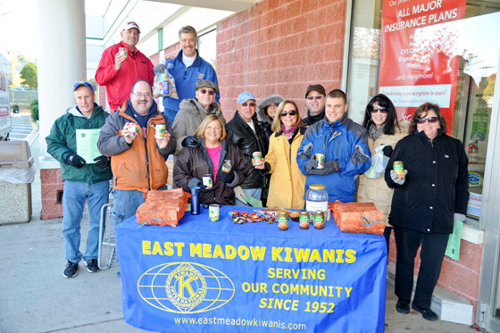 The Kiwanis Club collected donations outside of Waldbaums last weekend, on the corner of Merrick Avenue and Front Street.
