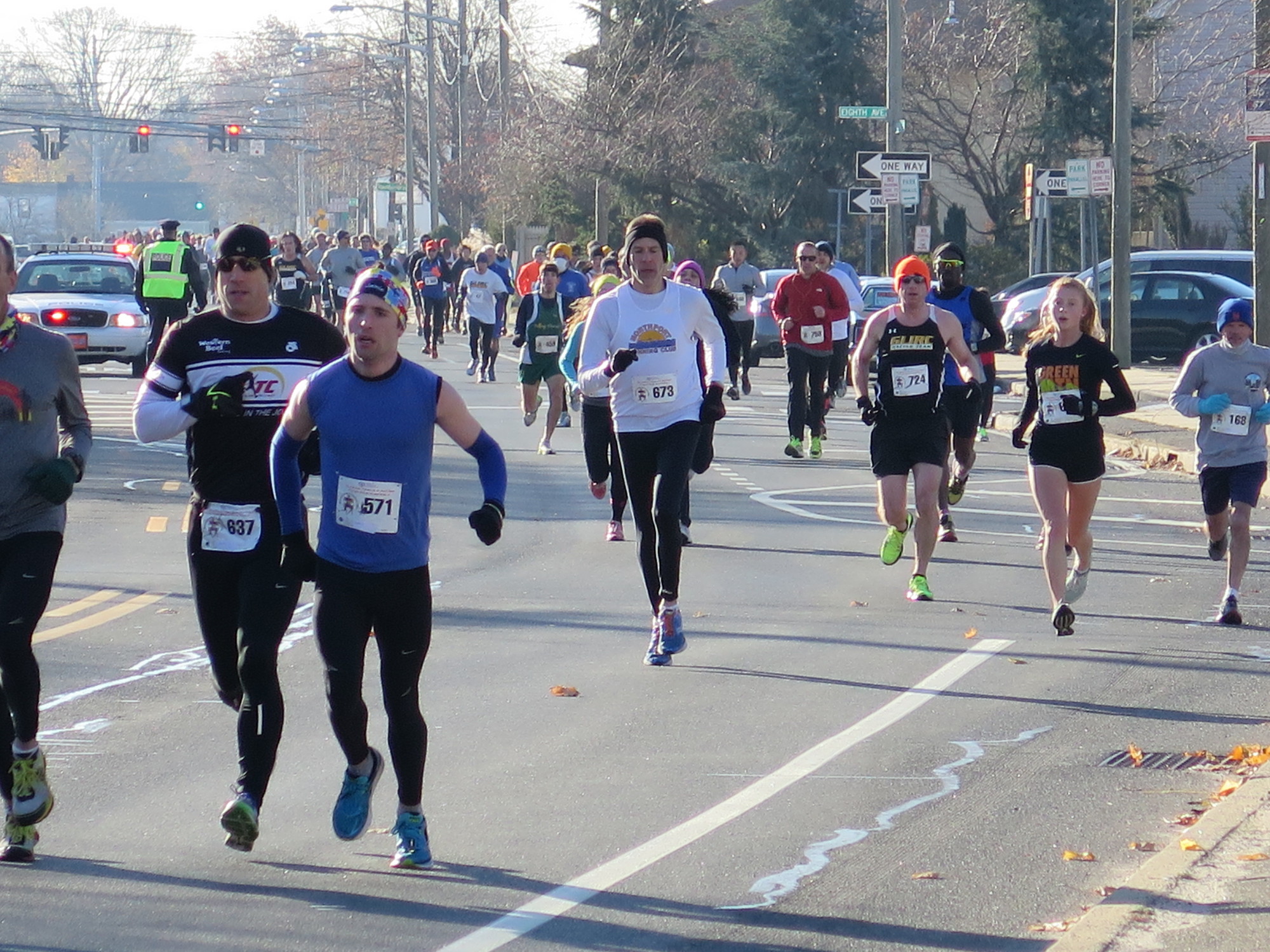 More than 600 runners raced down Newbridge Road last Saturday for the Greater Long Island Running Club’s 7th annual Blazing Trails 4-Autism four-mile run and walk.