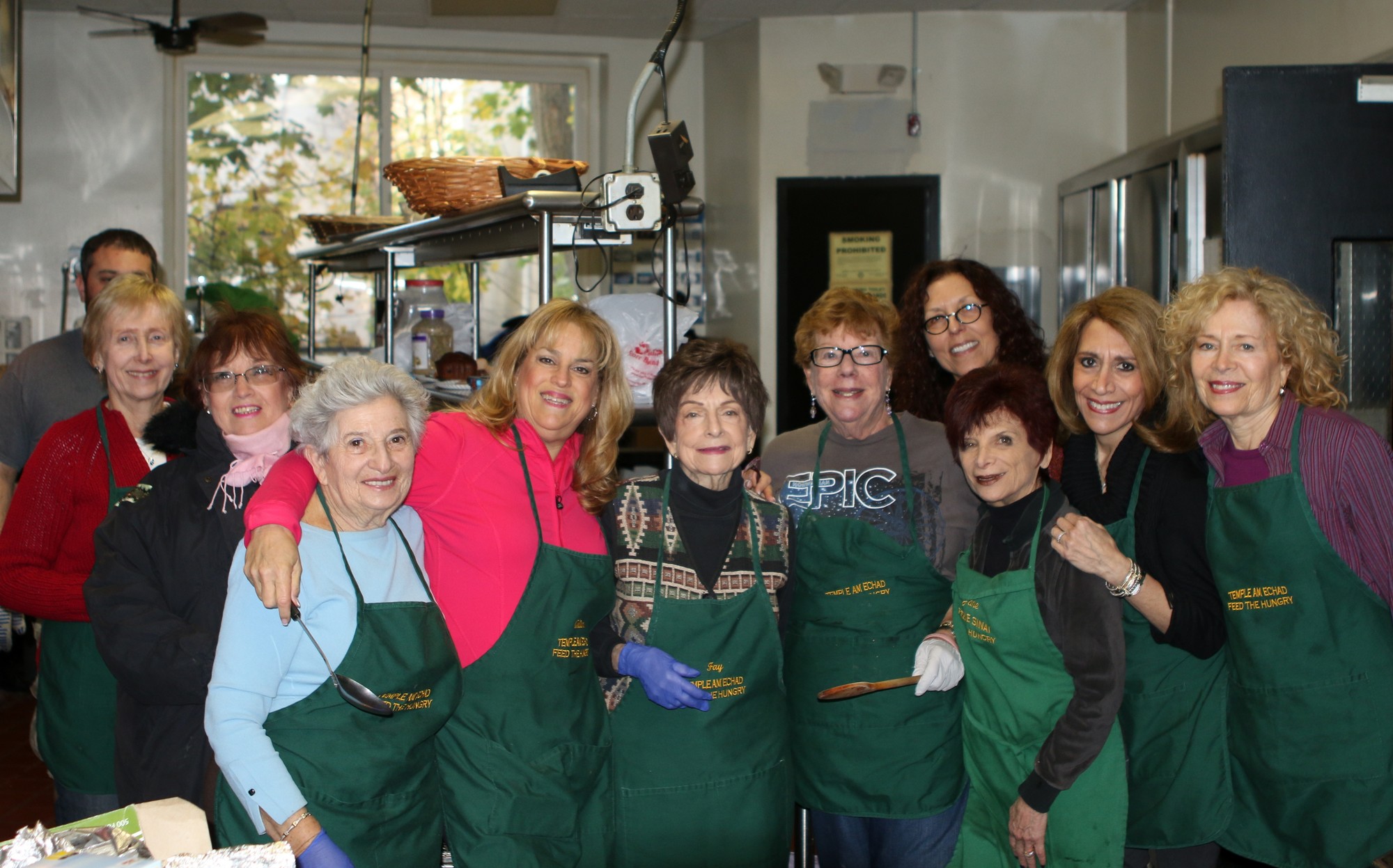 The Feed the Hungry Crew cooks meals every Wednesday.