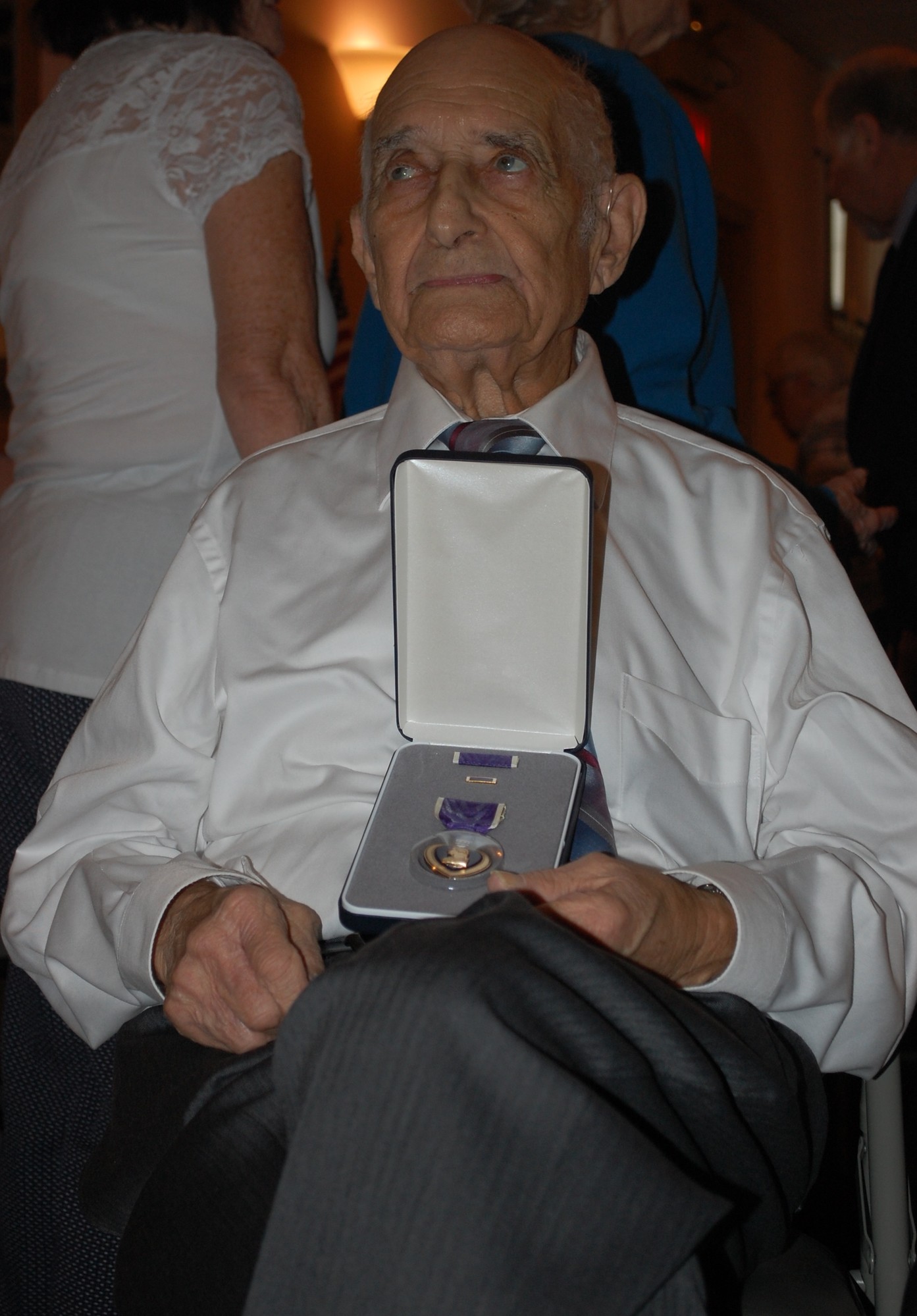 Leonard Stern said that receiving the medal on Monday made it the happiest day of his life.
