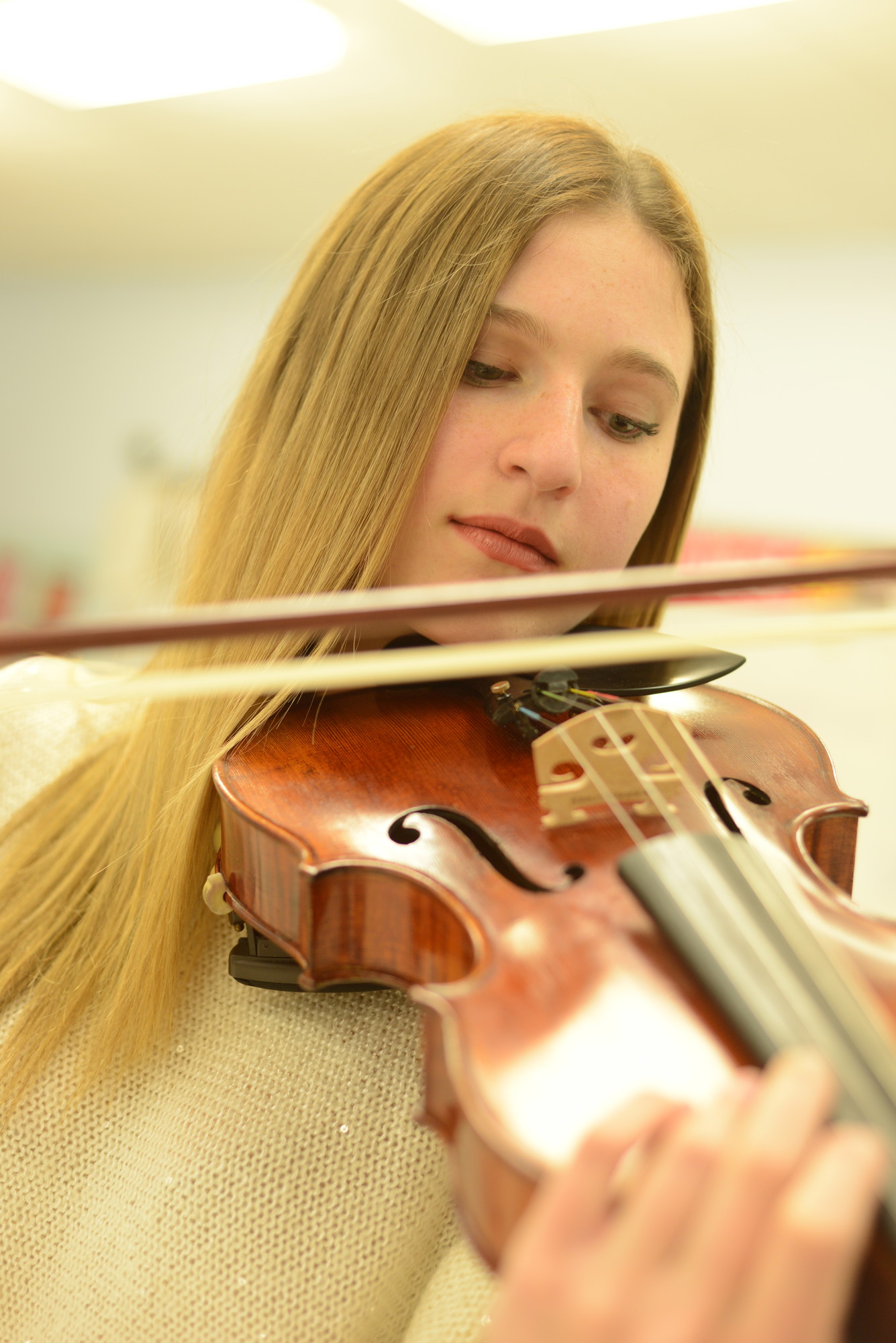 Sabrina Brody, a violist, said East Meadow’s music program has had a profound impact on her life.