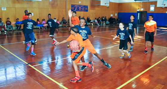 Some serious ball-handling skills were on display.
