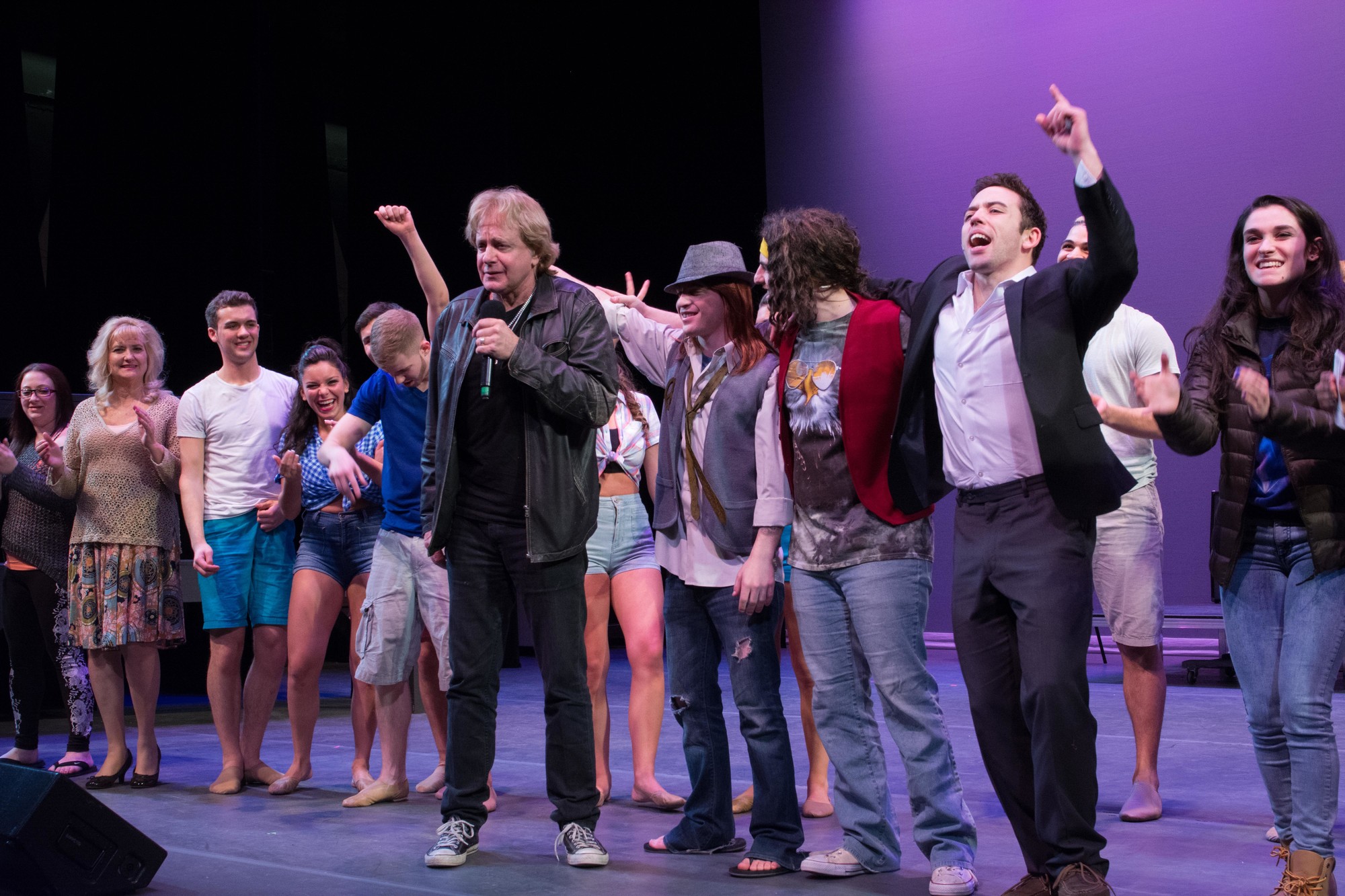 Eddie Money and The Cast of “Two Tickets to Paradise” hit the Molloy College stage for two performances last weekend.