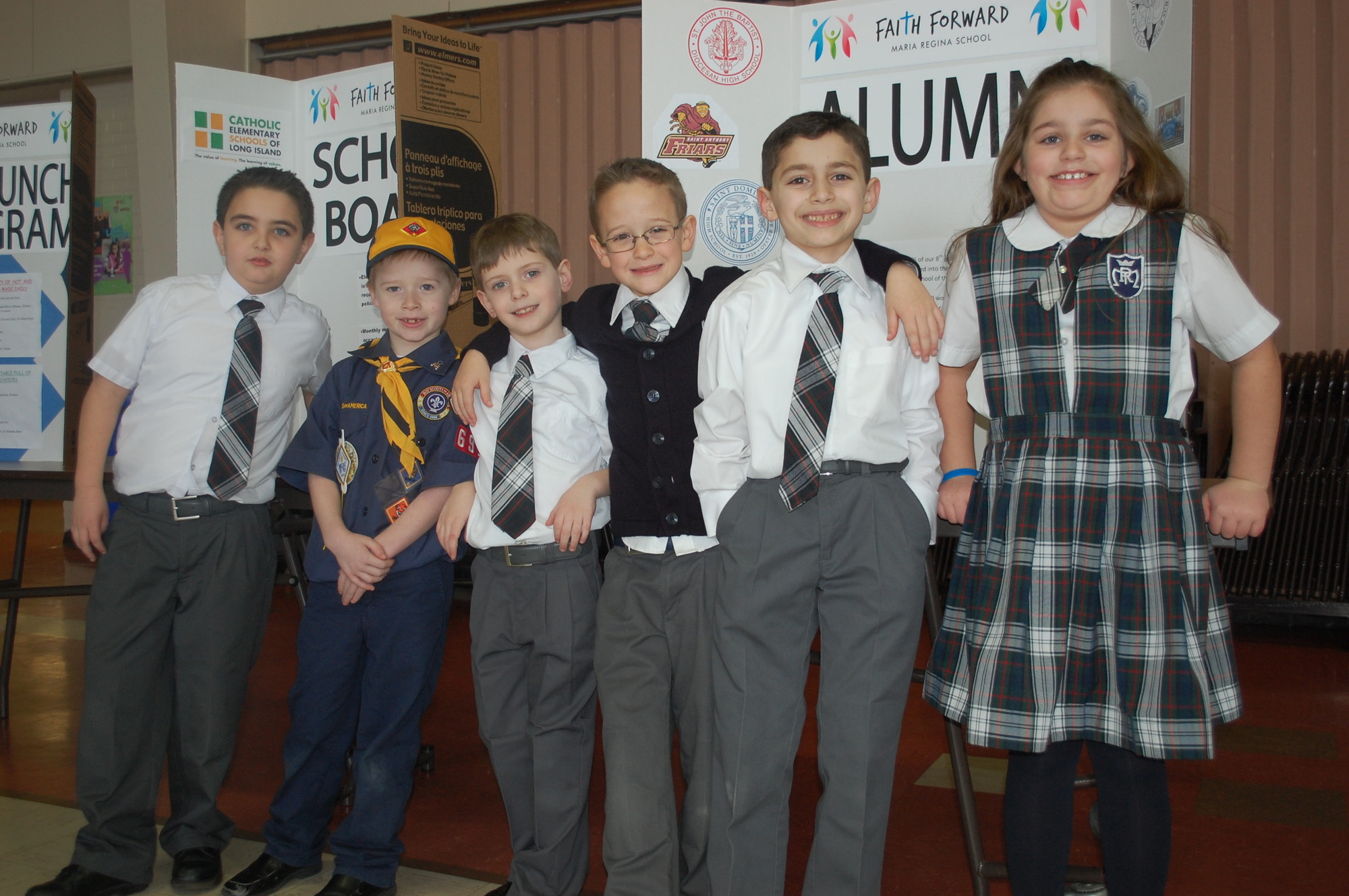 Students from Maria Regina School were on hand for the open house on Jan. 25.