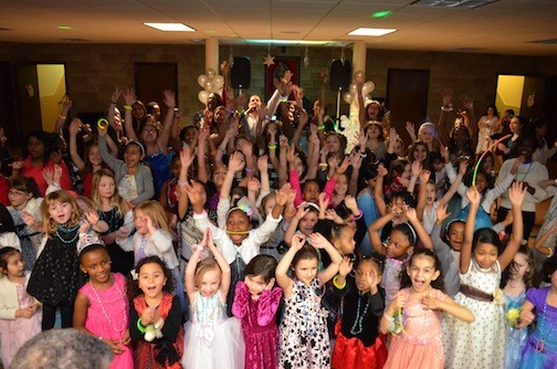 Girls from St. Christopher School had a blast at the Father Daughter Dance last Saturday.