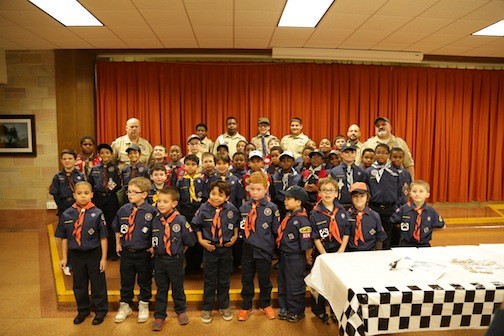 Cub Scout Pack 824 hosted its annual Pinewood Derby at St. Christophers Church on Jan. 23.