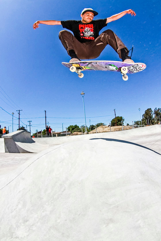 Spohn Ranch completed construction on the Monitor Park skate park in Los Angeles last fall.