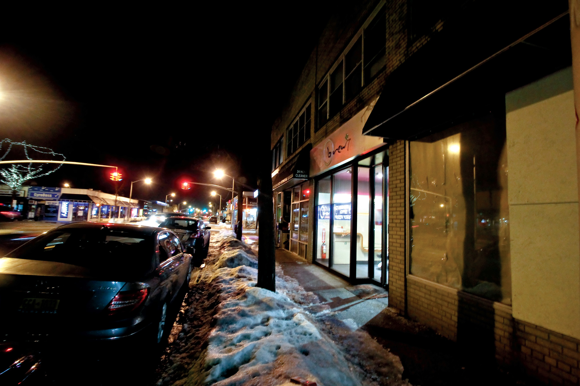 Merrick Road businesses have said their block is too dark at night, which deters shoppers.