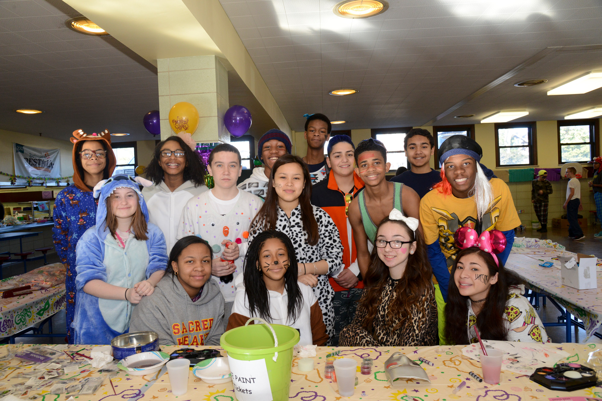 Eighth Graders at St. Christopher School hosted a carnival on Feb. 13 with games, crafts and colorful outfits.