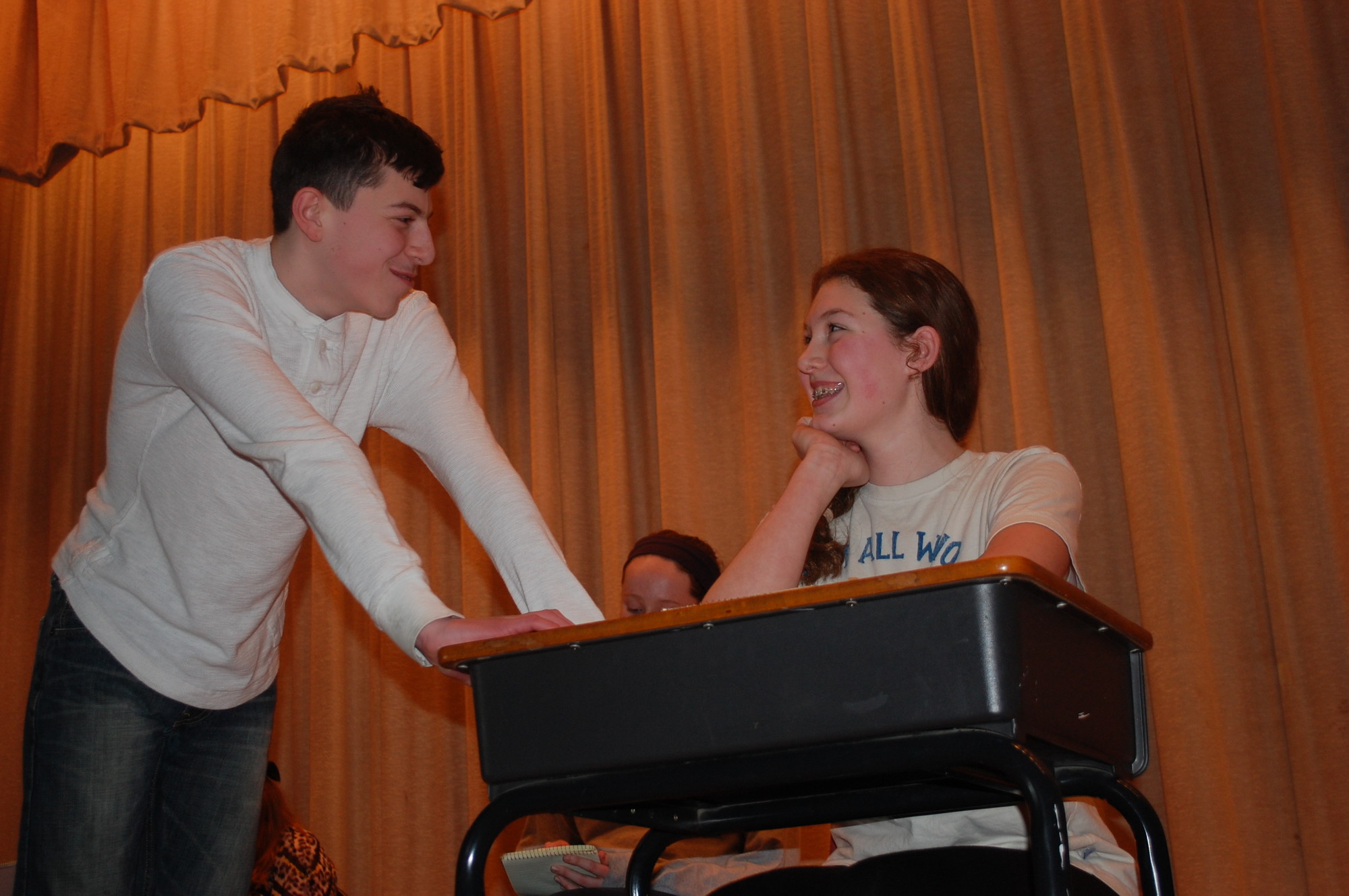 Daniel Cantanno and Mary Kate Kiley play the lead roles of Jimmy Smith and Millie Dillmount.