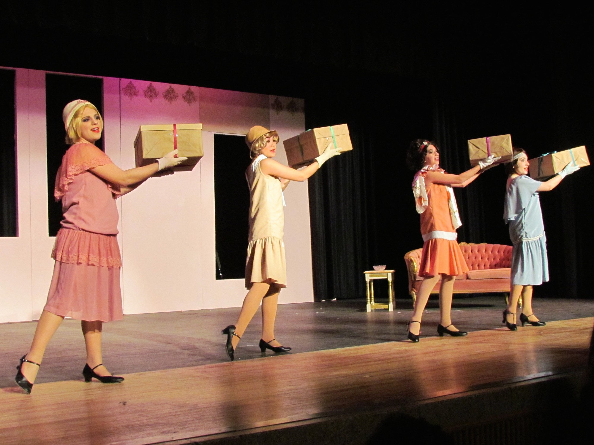 Clarke students reimagined a bygone era in their recent musical, “The Boy Friend,” last month.