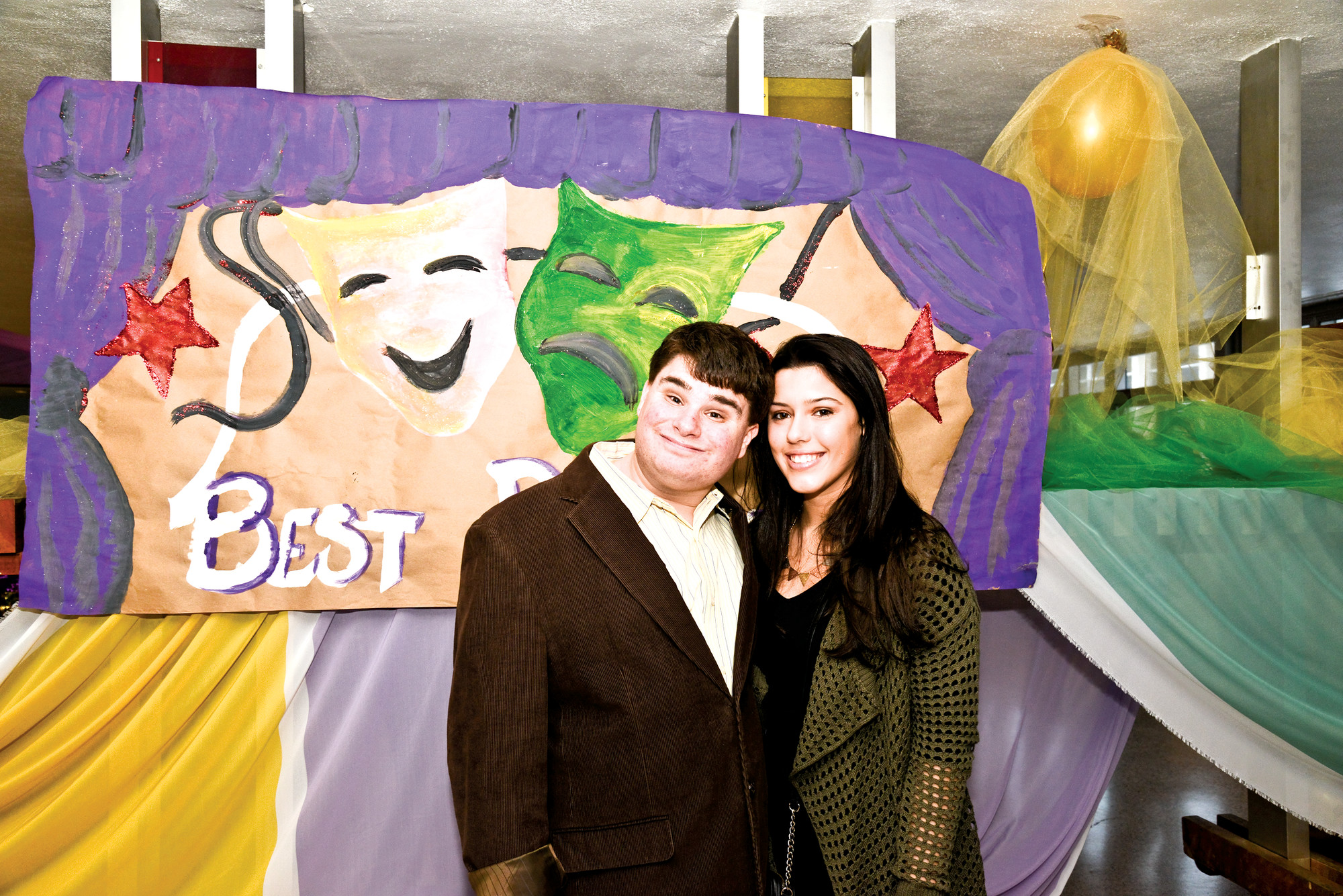 Eric Turner arrived with Danielle Finnerty to the Best Buddies Prom.