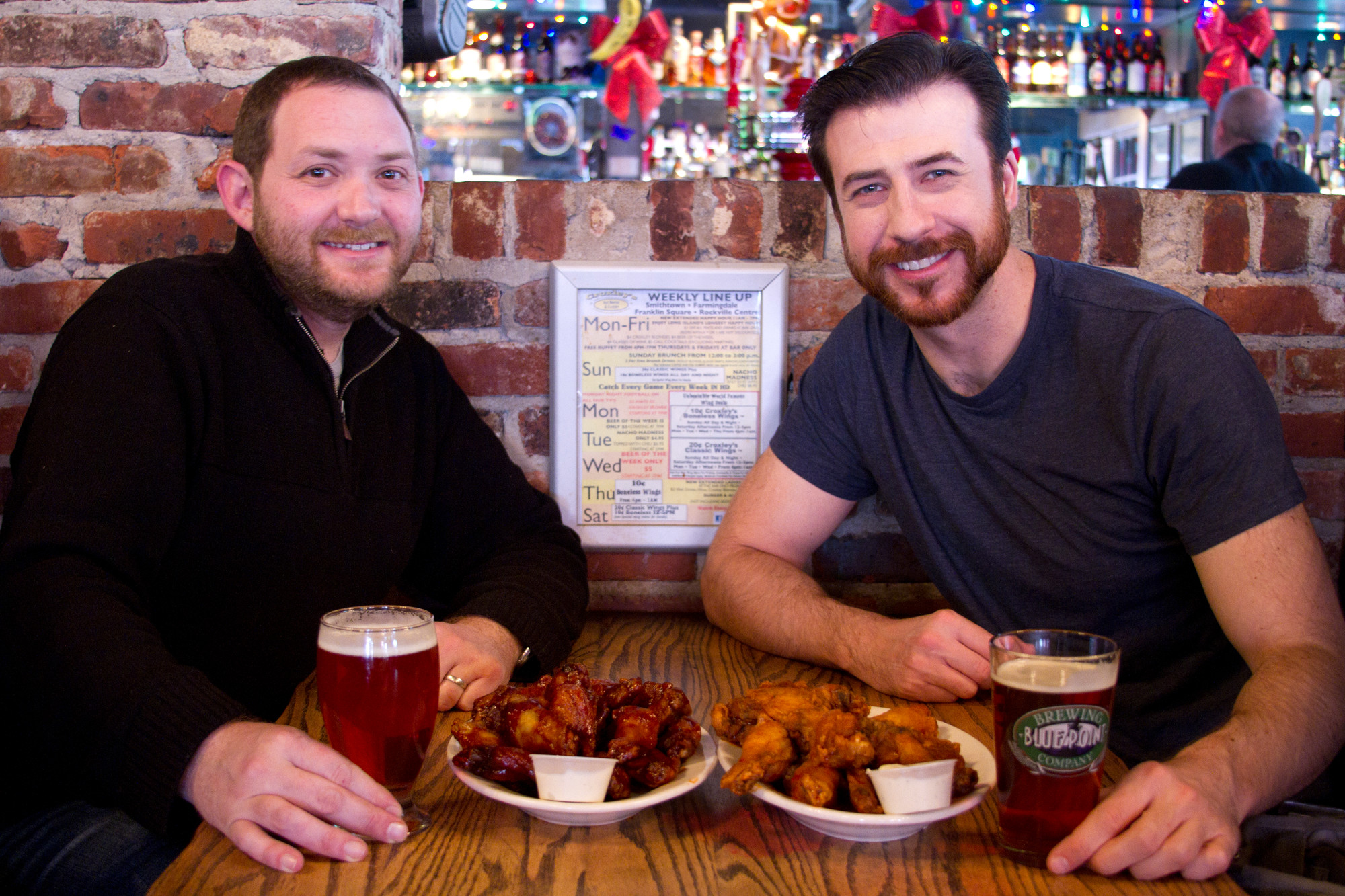 Rob Wittman and Matt Kourie of BestWingsLI.com and Co-Owners of The New York Best Wings Festival.