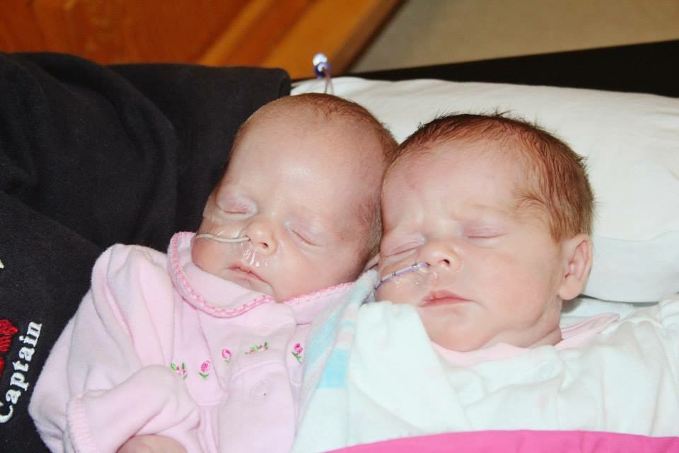 Nya and Gianna Spofford were treated in both South Nassau Communities Hospital and the pediatric intensive care unit of Winthrop University Hospital.