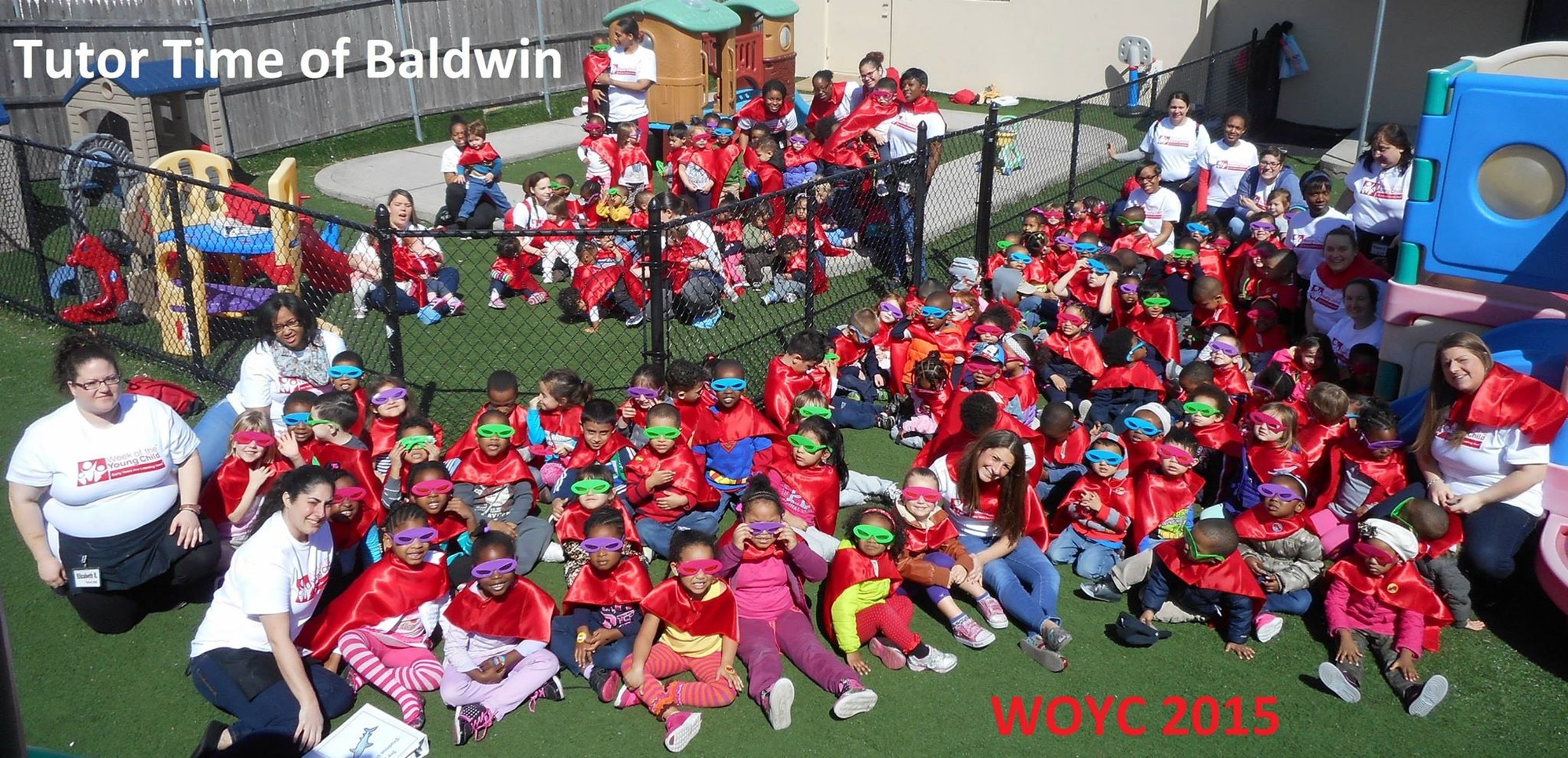 Students at Tutor Time of Baldwin took part in the Week of the Young Child (WOYC) earlier this month.