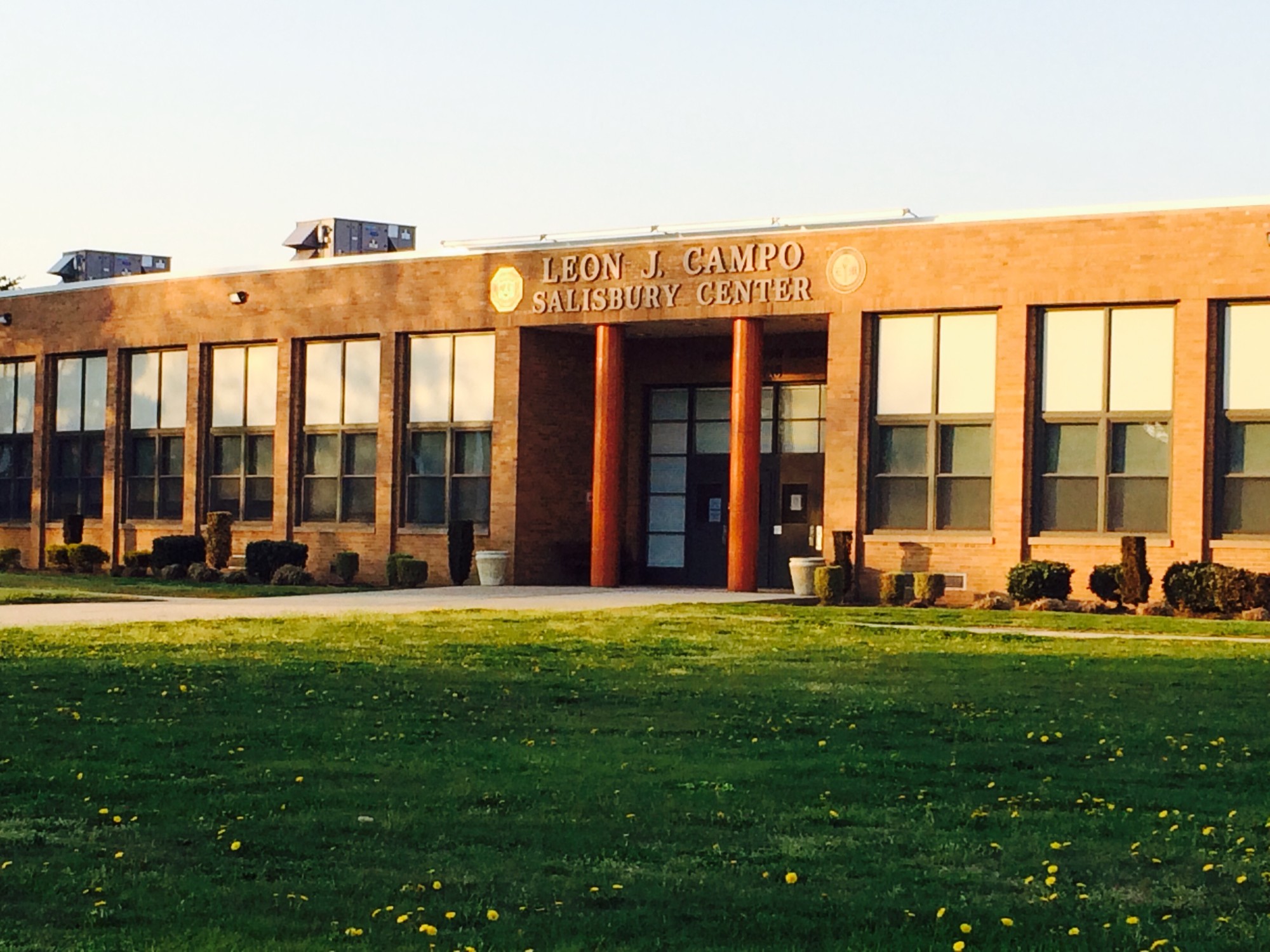 The Leon J. Campo Salisbury Center serves as the administrative offices for the East Meadow School District and hosts Board of Education meetings.
