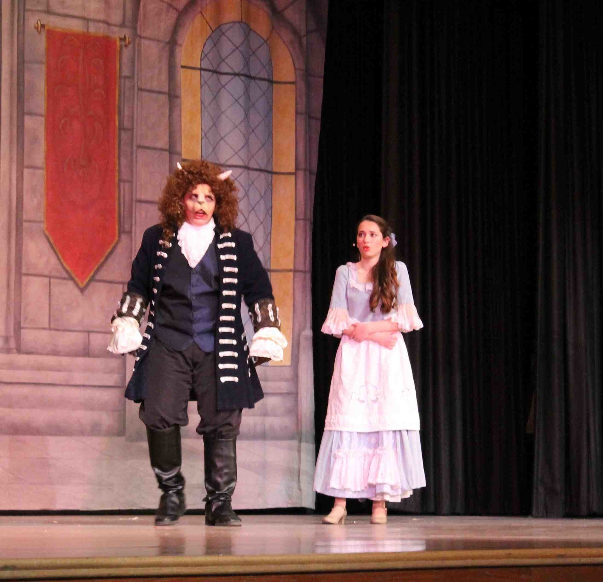 Members of the East Meadow High School student cast put on four performance of the classic Disney story in late April.
