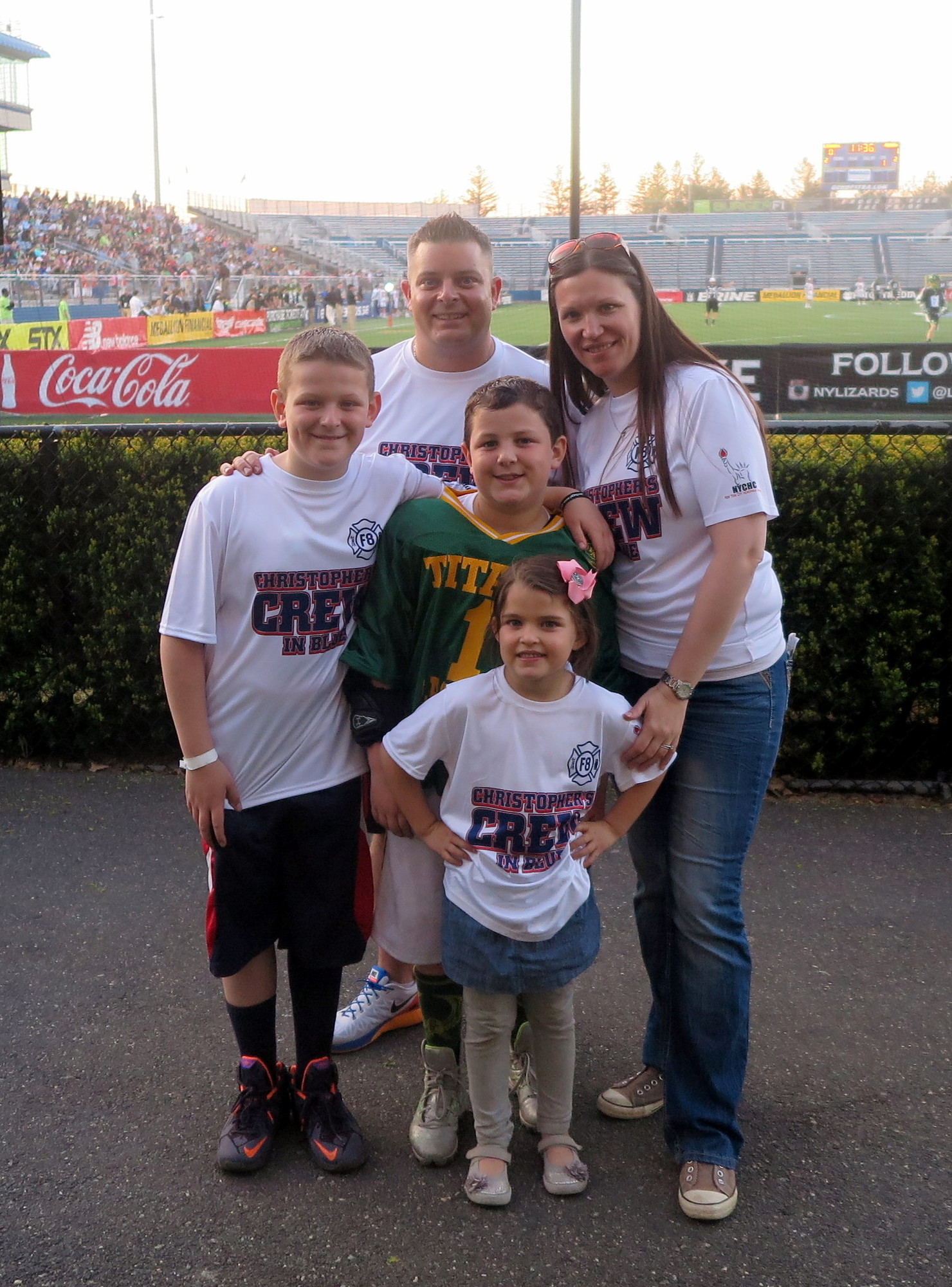 The Ambrosio family, Danny, Kelly, Christopher, Connor and Kelsey, have raised more than $30,000 in support of hemophilia research.