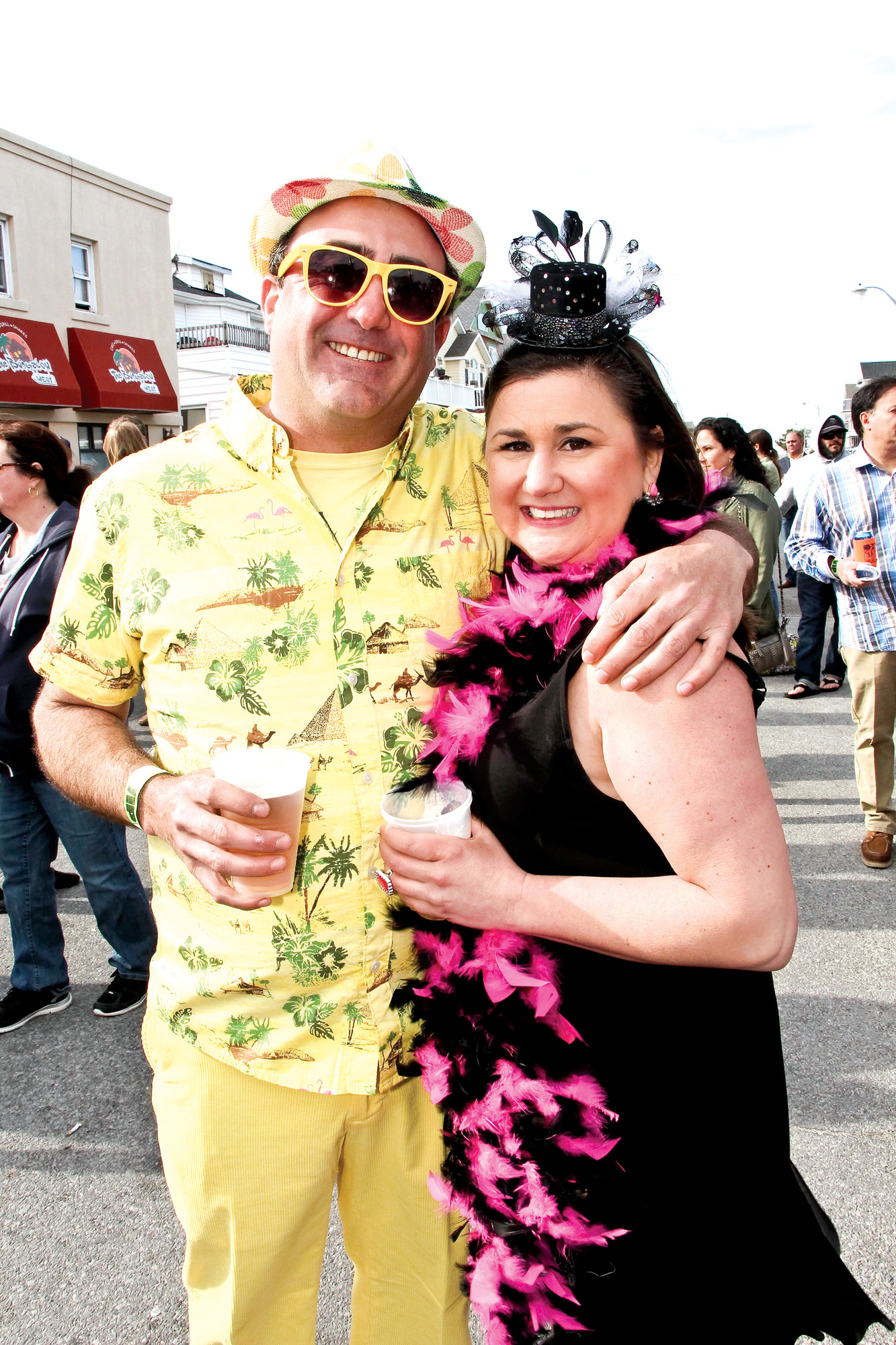 Joe DiLello and Mari Plater were two of the event’s guest judges.