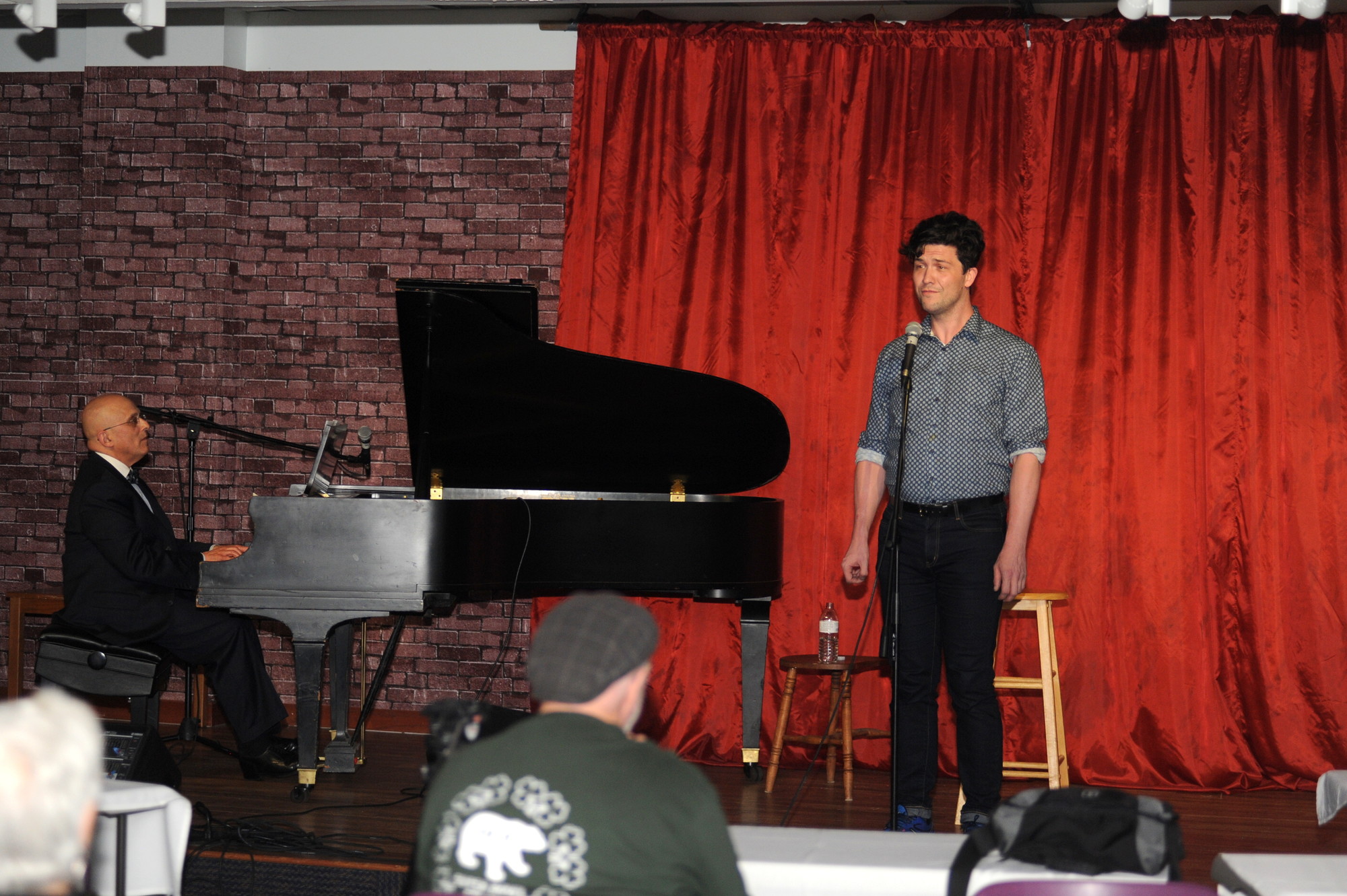 Joshua Dixon with pianist Steve Kaplan.
