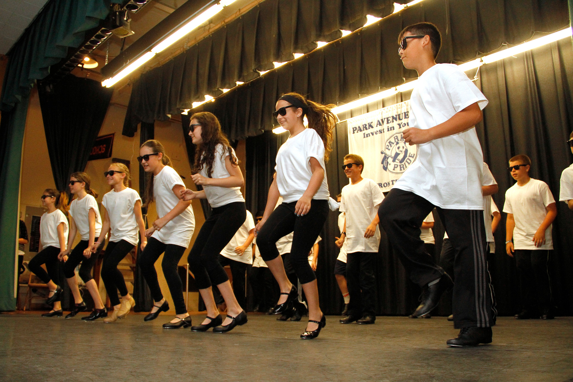 Robin Hennessy's class danced to a James Brown classic at the recital on May 15.