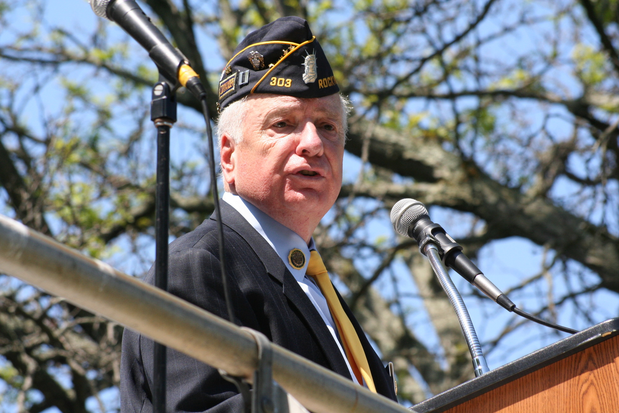 Joe Scarola, commander of the Rockville Centre American Legion Post, led the ceremony.