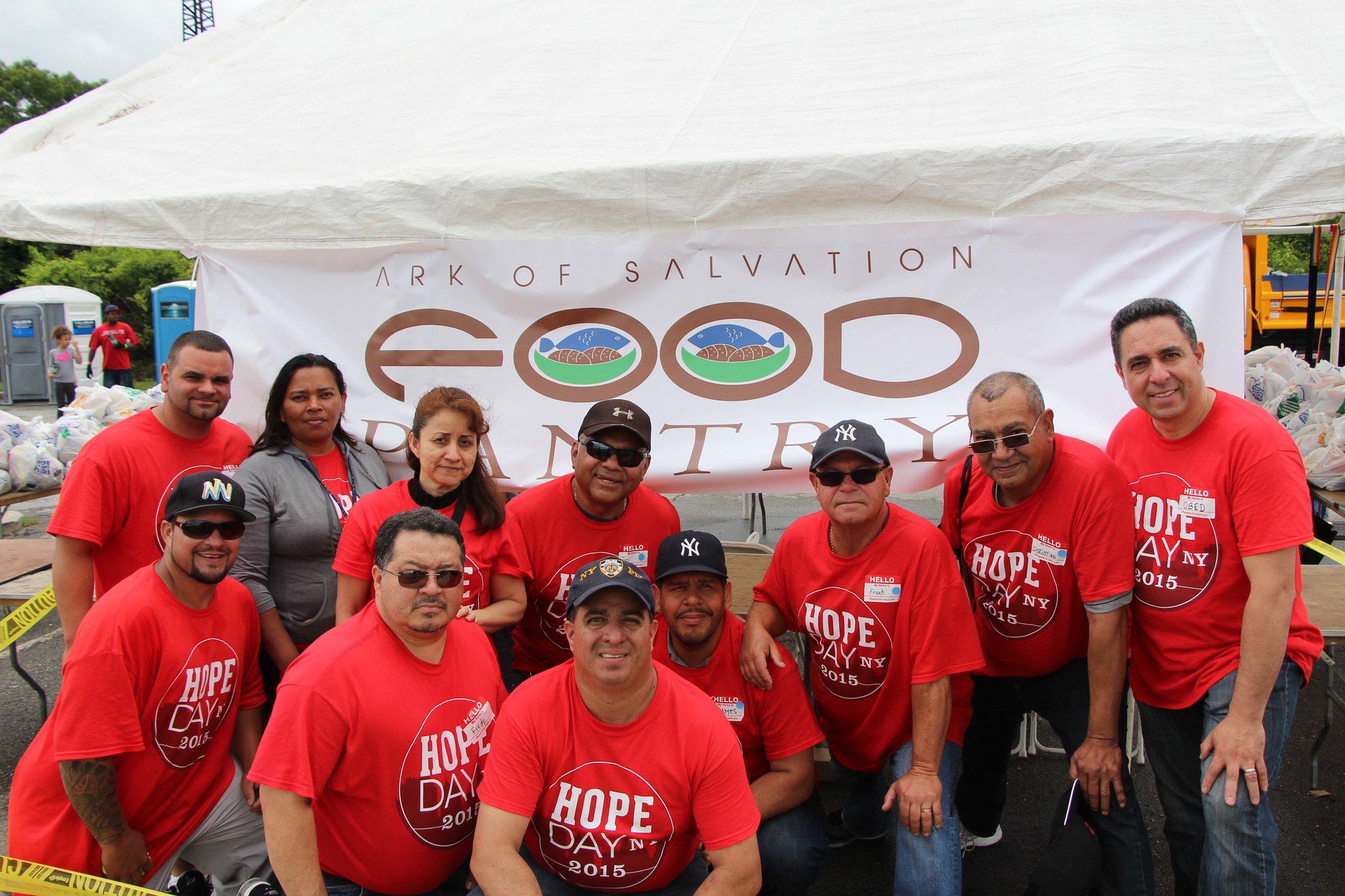 A community block party was held on June 6 at the Baldwin Long Island Rail Road station to coincide with Hope Day NY. Volunteers from many local churches, including members of the Ark of Salvation Church in Oceanside, volunteered to make the afternoon a success.