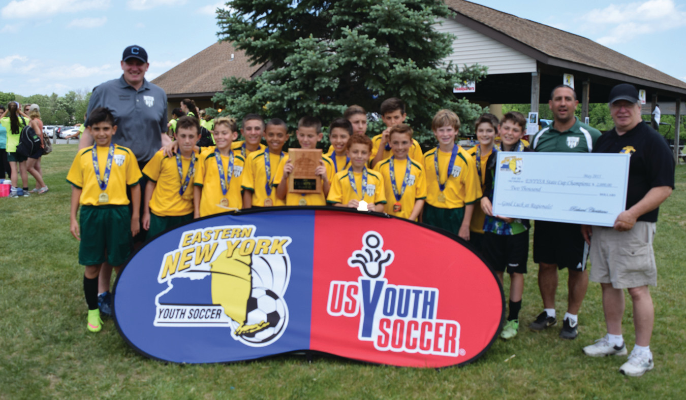The Lynbrook/East Rockaway Sting, members of the Eastern New York Youth Soccer Association, defeated the Garden City Rebels.