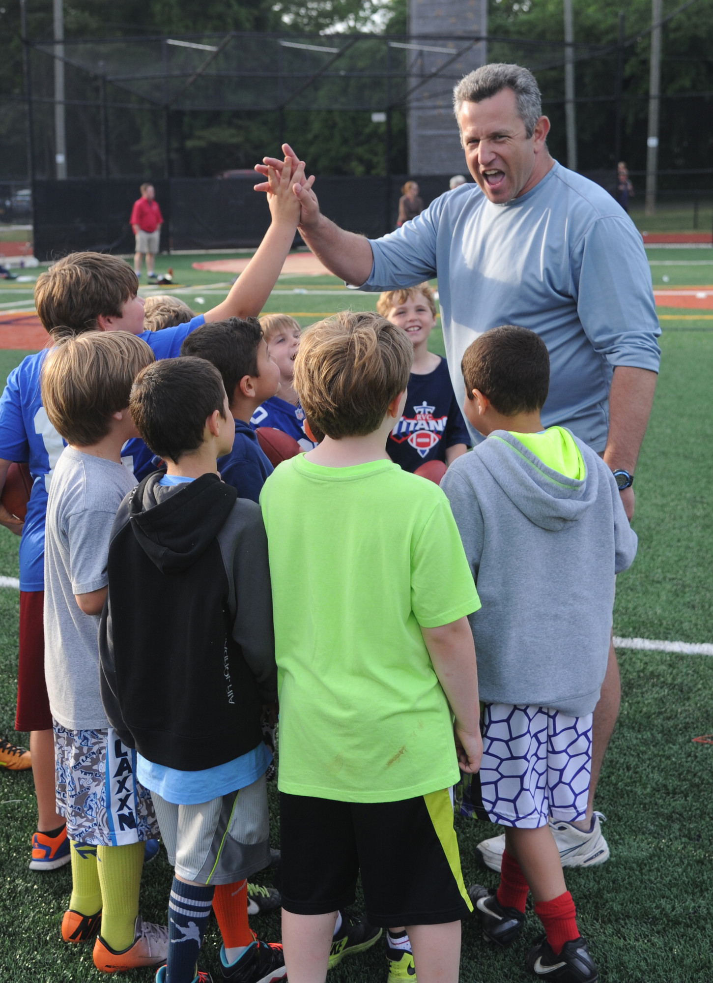 Former NFL quarterback Jay Fiedler provided instruction for future signal-callers.