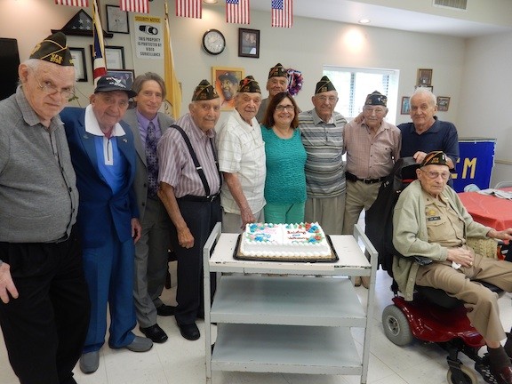 Ed Moreines, at left, Charles Franza, Todd Goldfarb of the Town of Hempstead, Carmine Cella, Tom Nicoletti, James Carbone (in back), Stephanie Rossetti, John Mallico, Al Caggiano, John Errico, and Cliff Way, in front, were all honored.