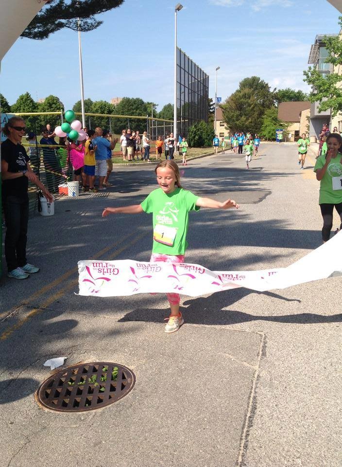 Saoirse Quane, a fourth grader at Steele Elementary School, came in first place in a Girls on The Run of Nassau County-sponsored 5K race on May 31.