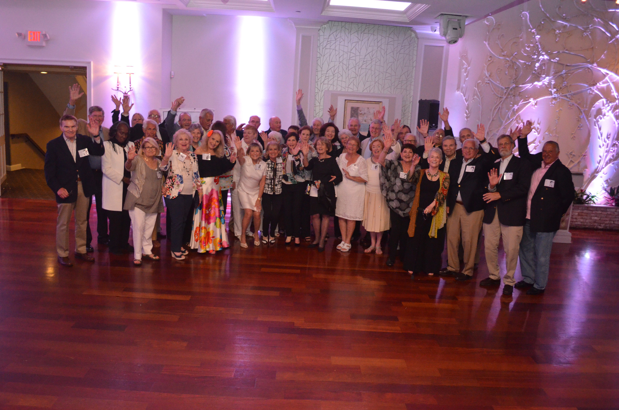Members of the class of 1955 came from all over the country to celebrate their 60th high school reunion.