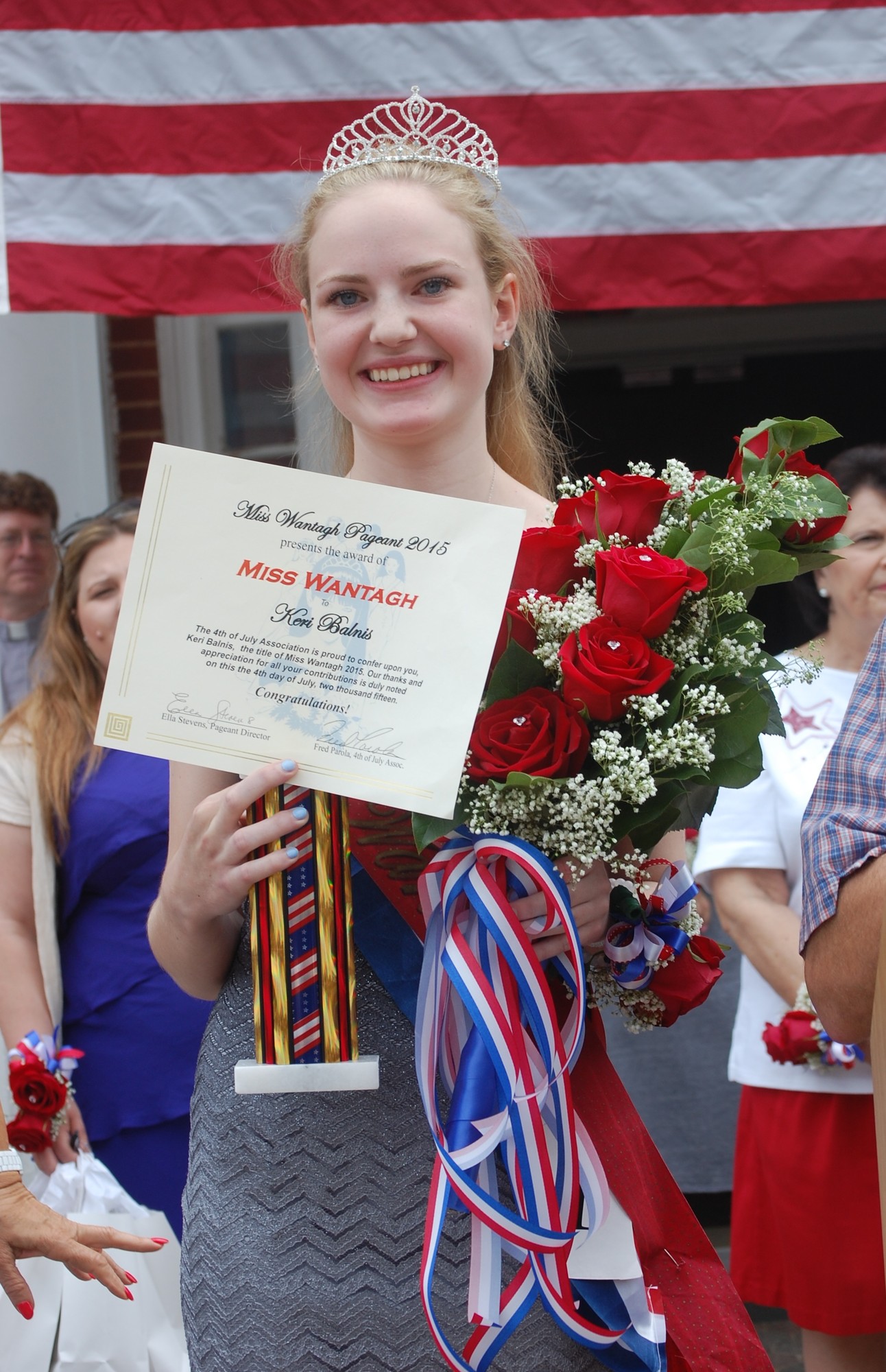 Keri Balnis was crowned Miss Wantagh 2015 on July Fourth.