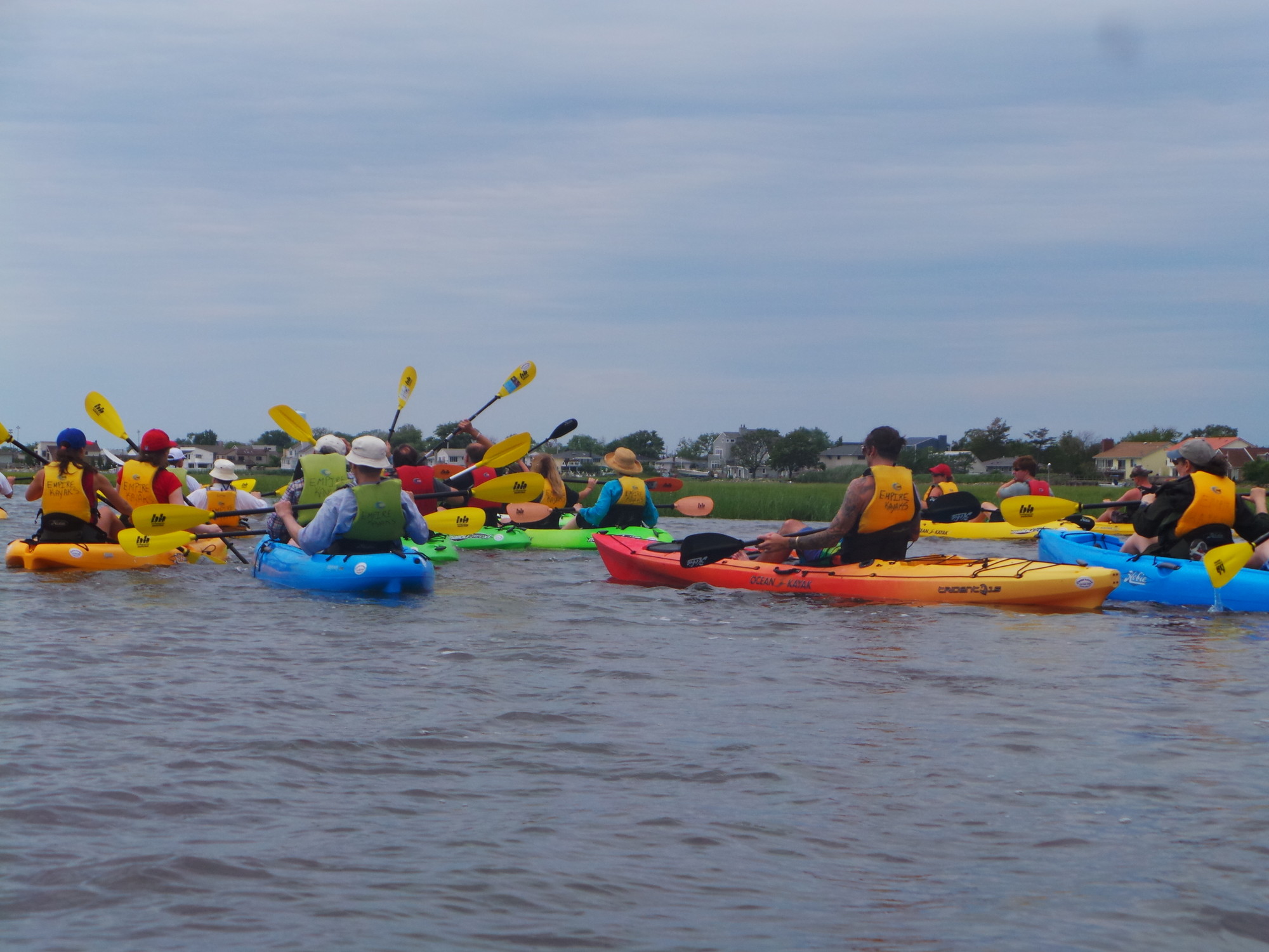 A group of 30 kayakers participated in Empire Kayak’s tour of the Garrett Marsh last week.