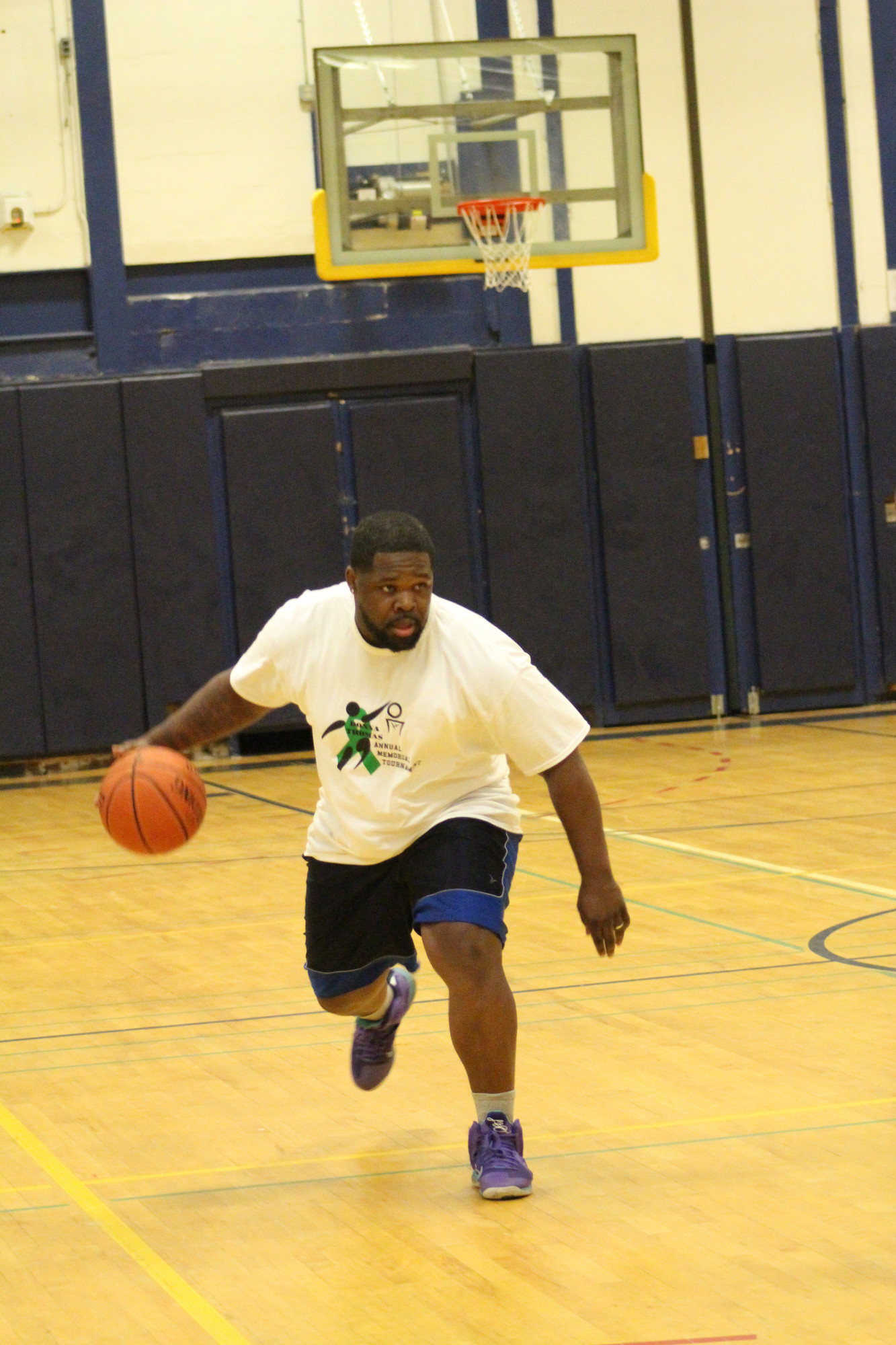 Quentin Brown was one of about 40 people who played in the tournament.
