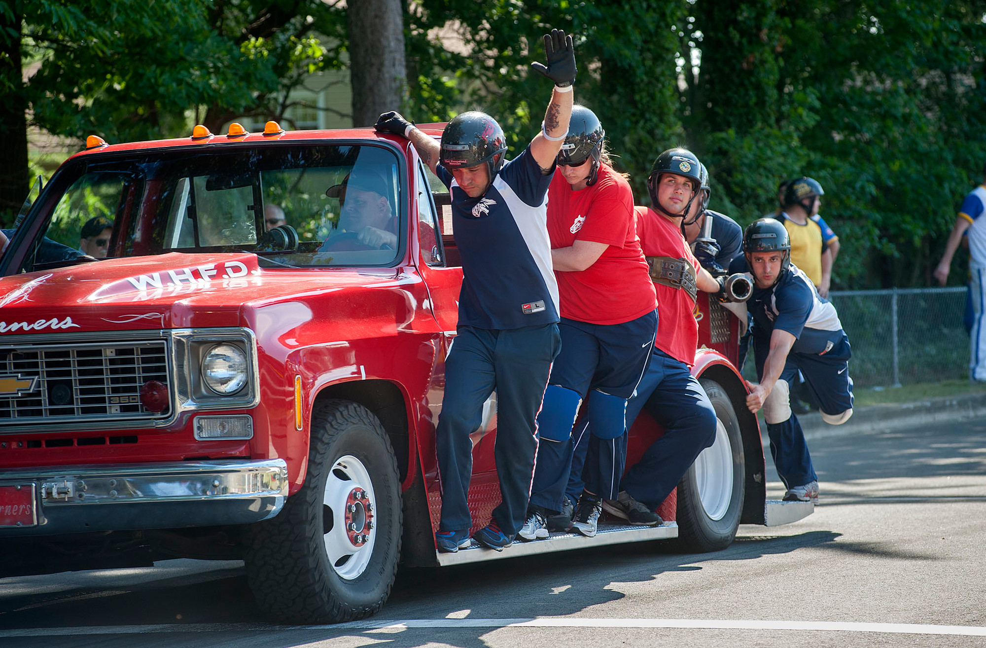 The 2015 Nassau County Combination Ol-Fashioned and Motorized Drill at Rockville Center on Saturday, July 25th, 2015