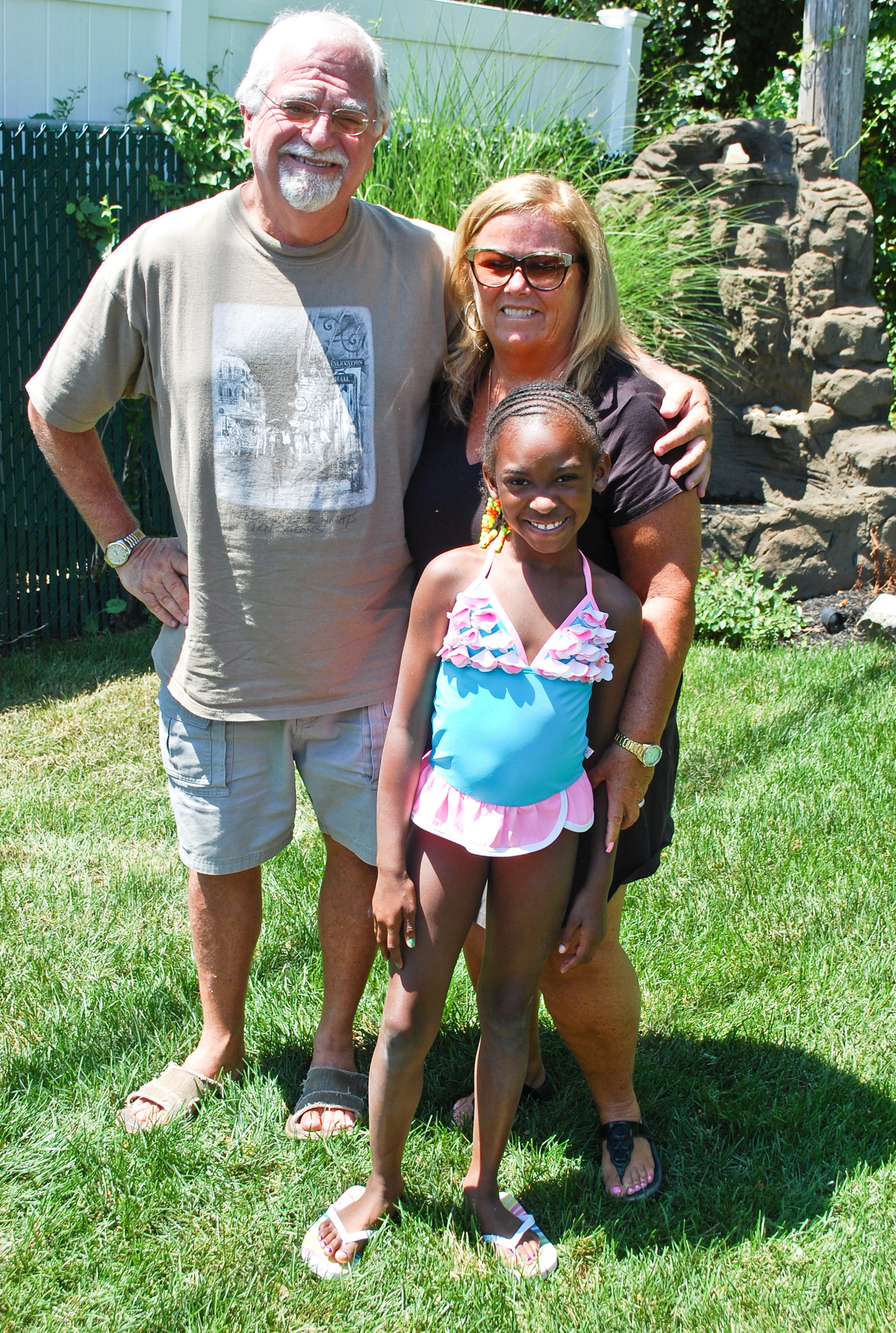 Frank and Peggy Marenghi welcomed Sade Miller to their home for the second straight summer.
